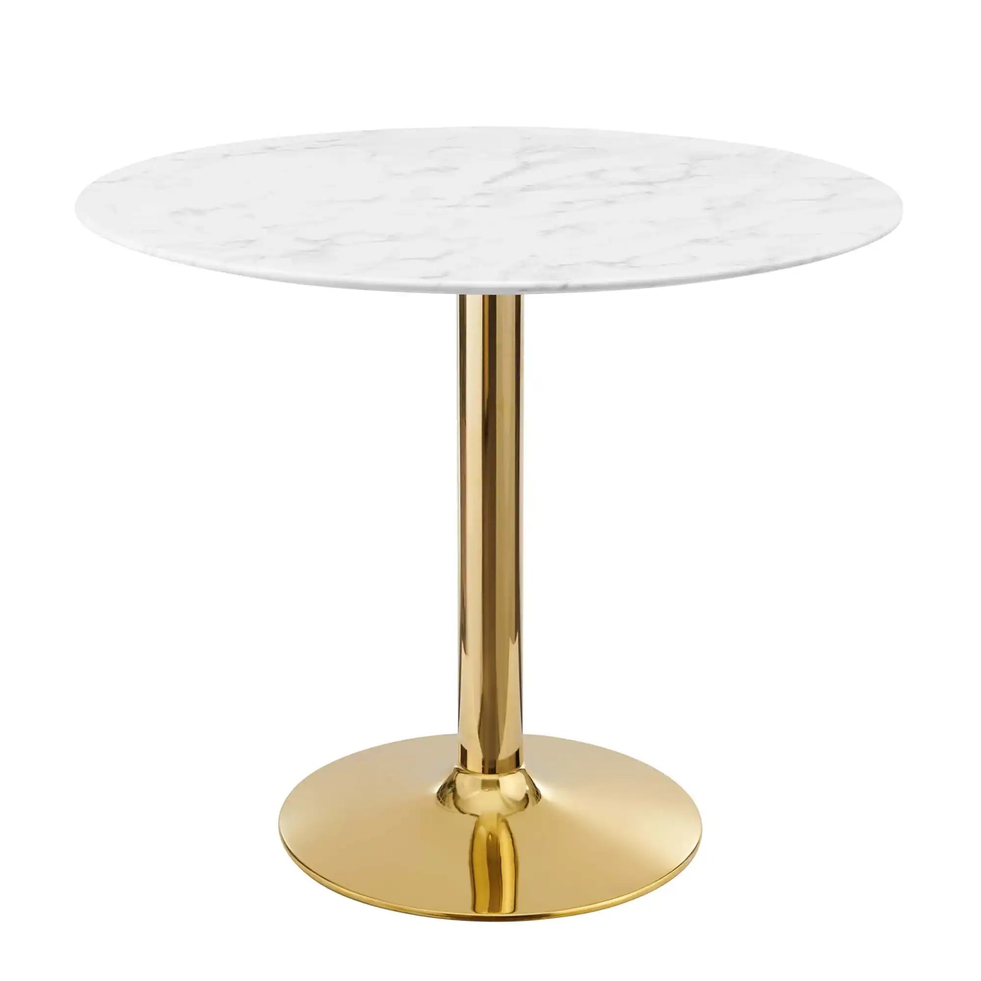 Verne 35" Artificial Marble Dining Table by Modway - Best Buy Furniture
