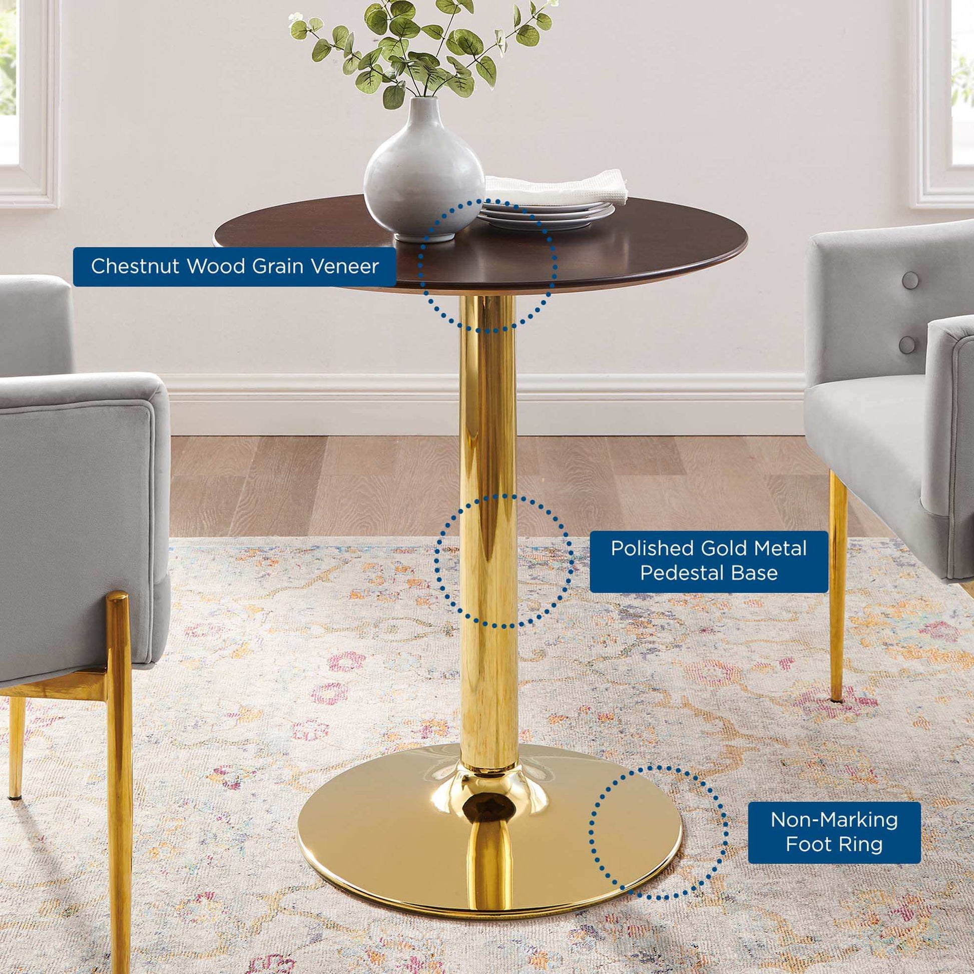 Verne 28" Dining Table by Modway - Best Buy Furniture
