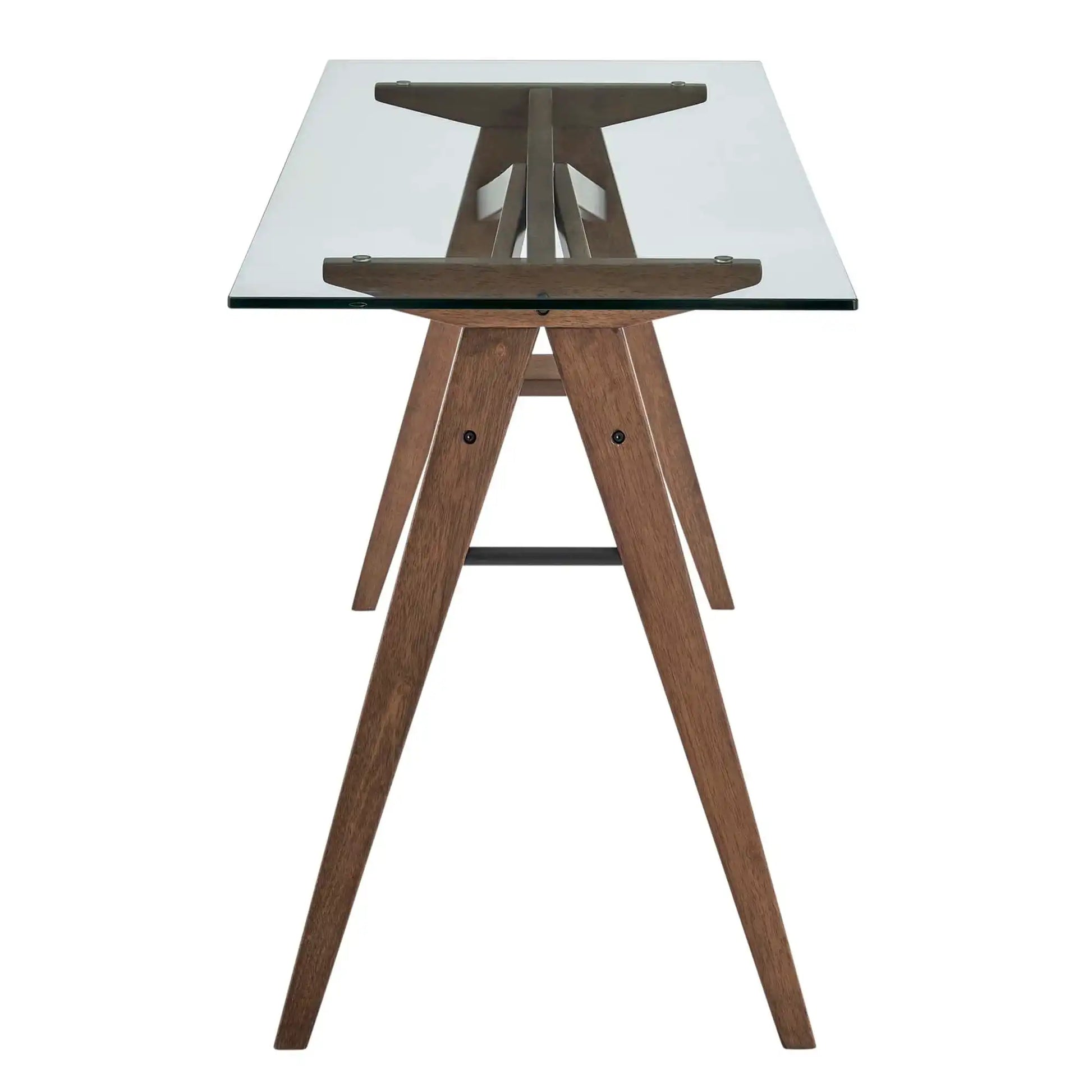 Steadfast Glass Top Office Desk by Modway - Best Buy Furniture