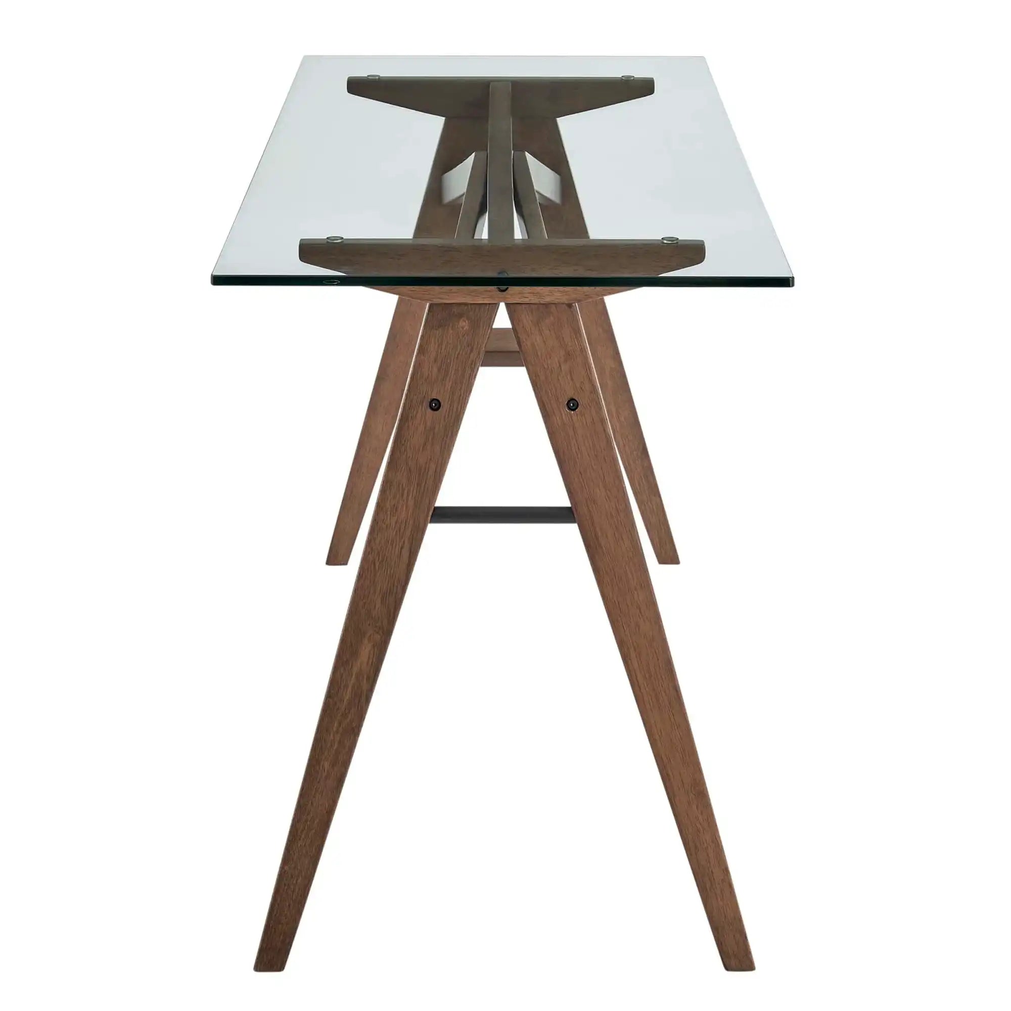 Steadfast Glass Top Office Desk by Modway - Best Buy Furniture