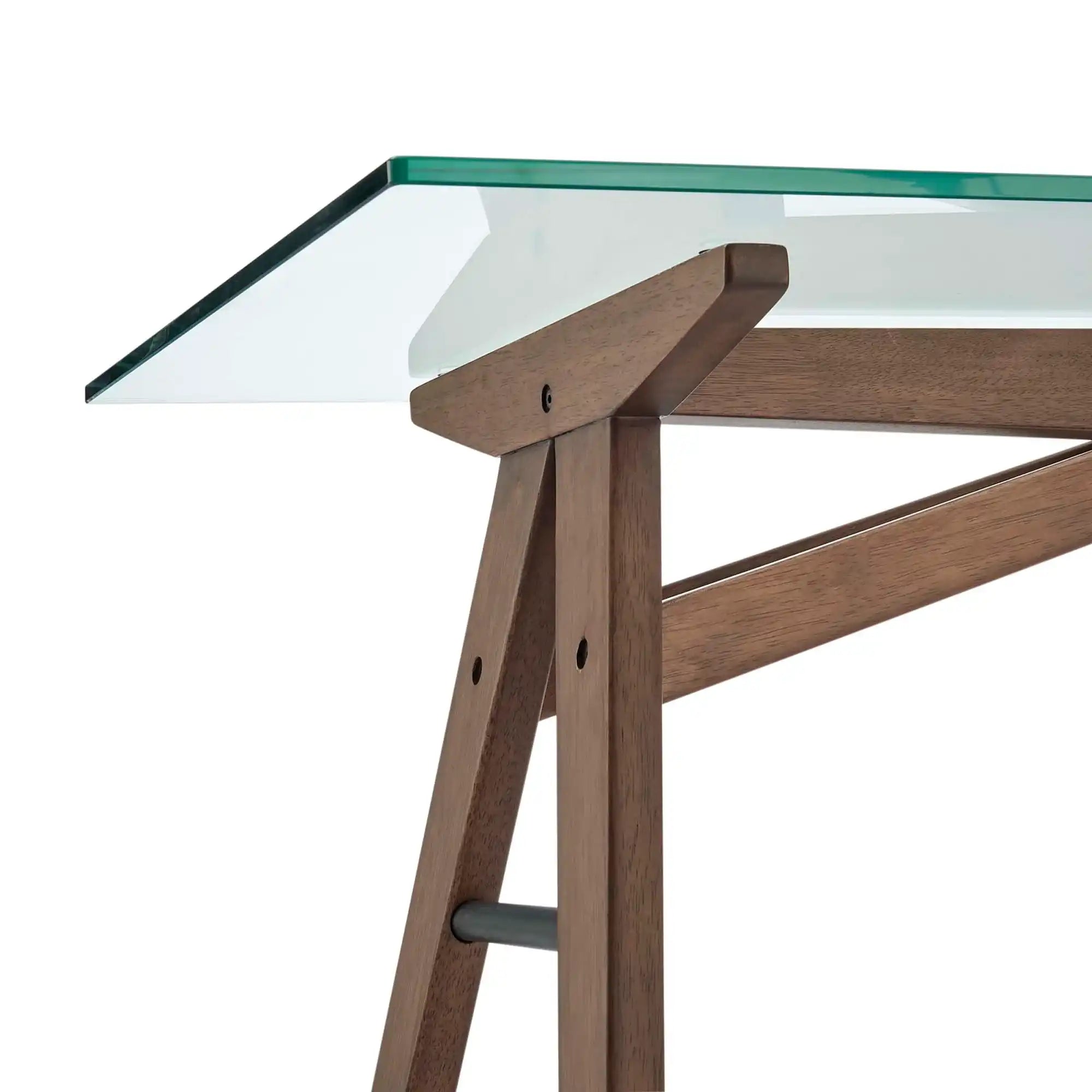 Steadfast Glass Top Office Desk by Modway - Best Buy Furniture