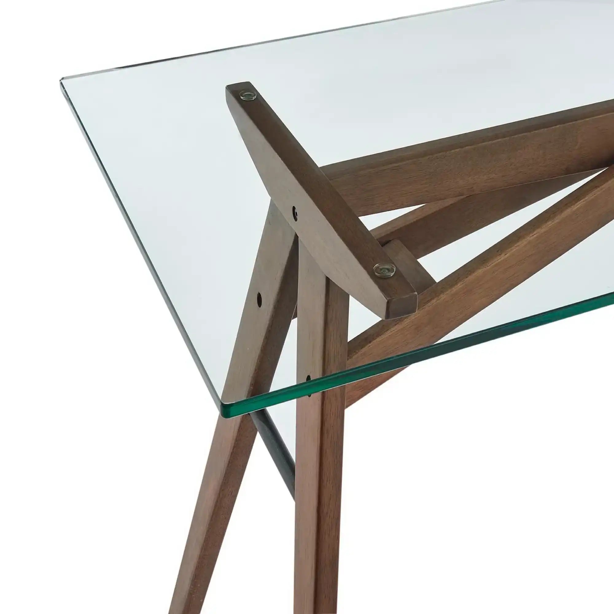 Steadfast Glass Top Office Desk by Modway - Best Buy Furniture