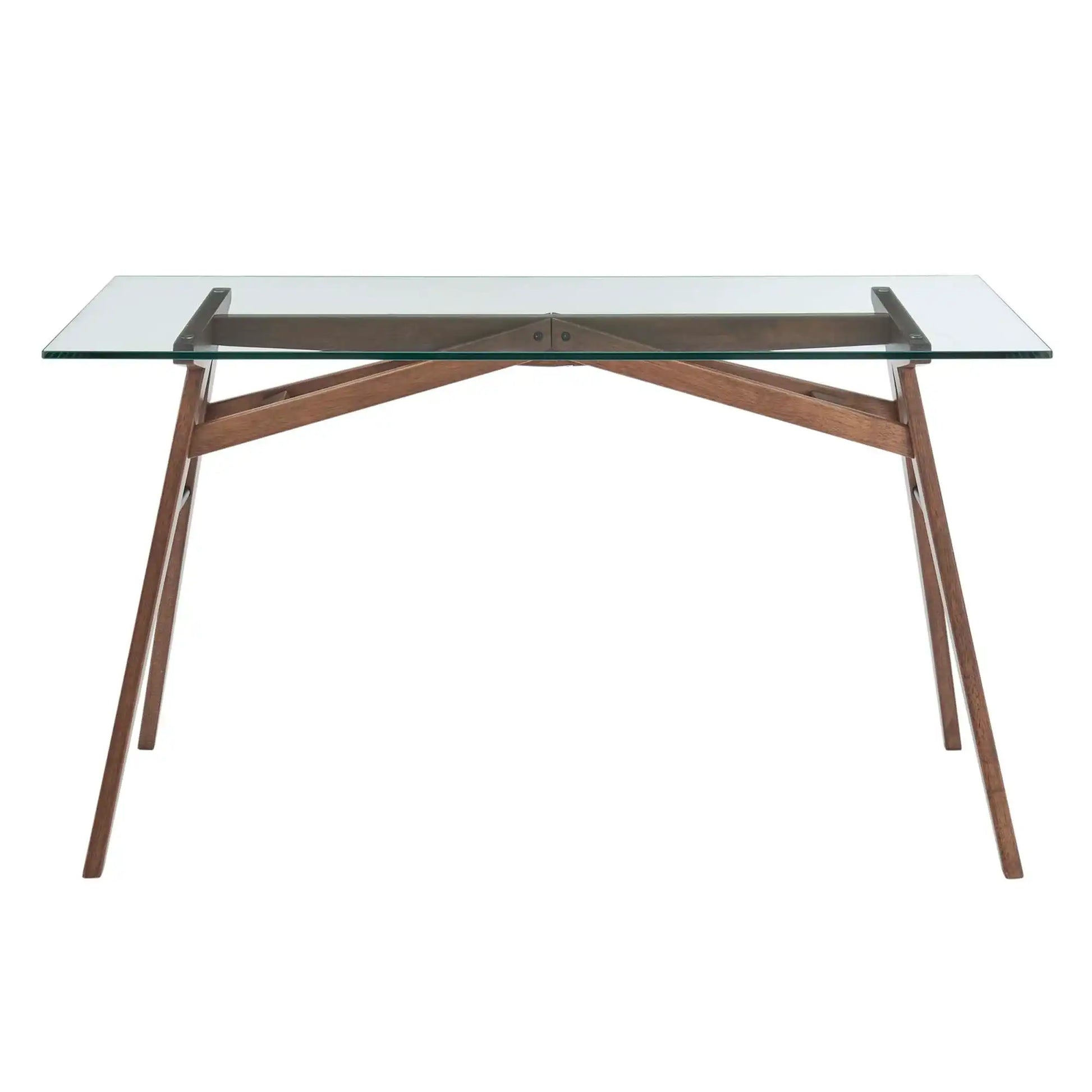 Steadfast Glass Top Office Desk by Modway - Best Buy Furniture