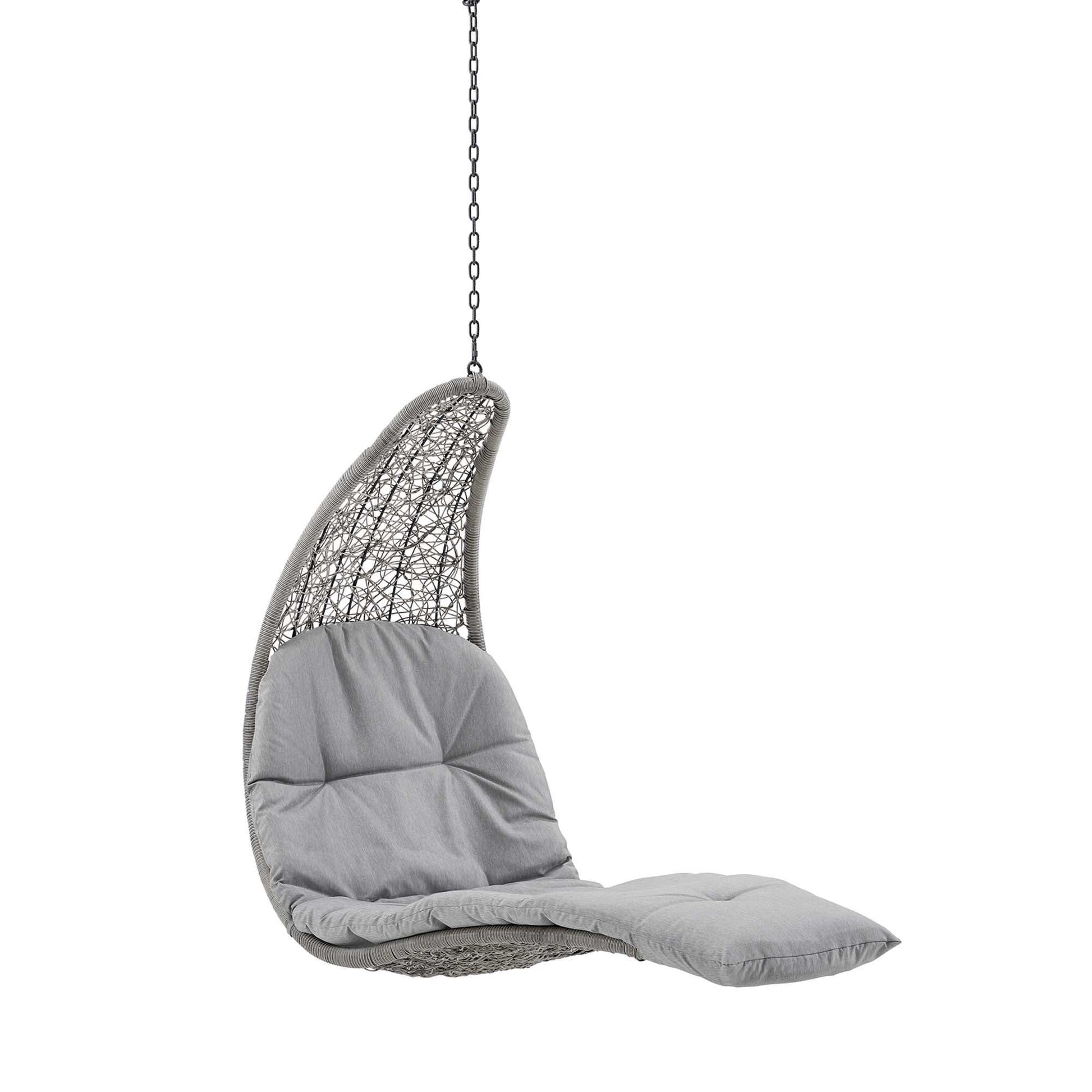 Landscape Hanging Chaise Lounge Outdoor Patio Swing Chair by Modway - Best Buy Furniture