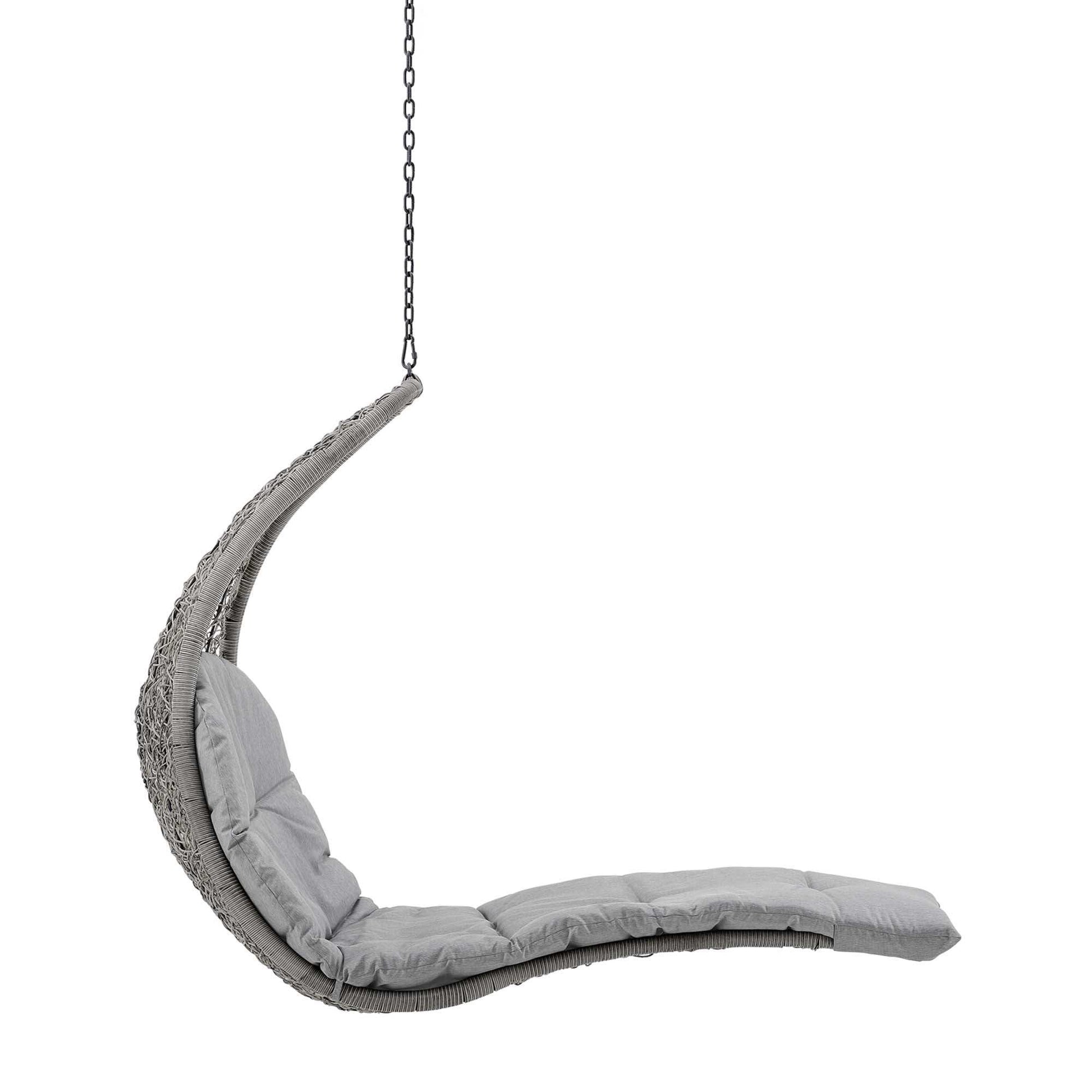 Landscape Hanging Chaise Lounge Outdoor Patio Swing Chair by Modway - Best Buy Furniture