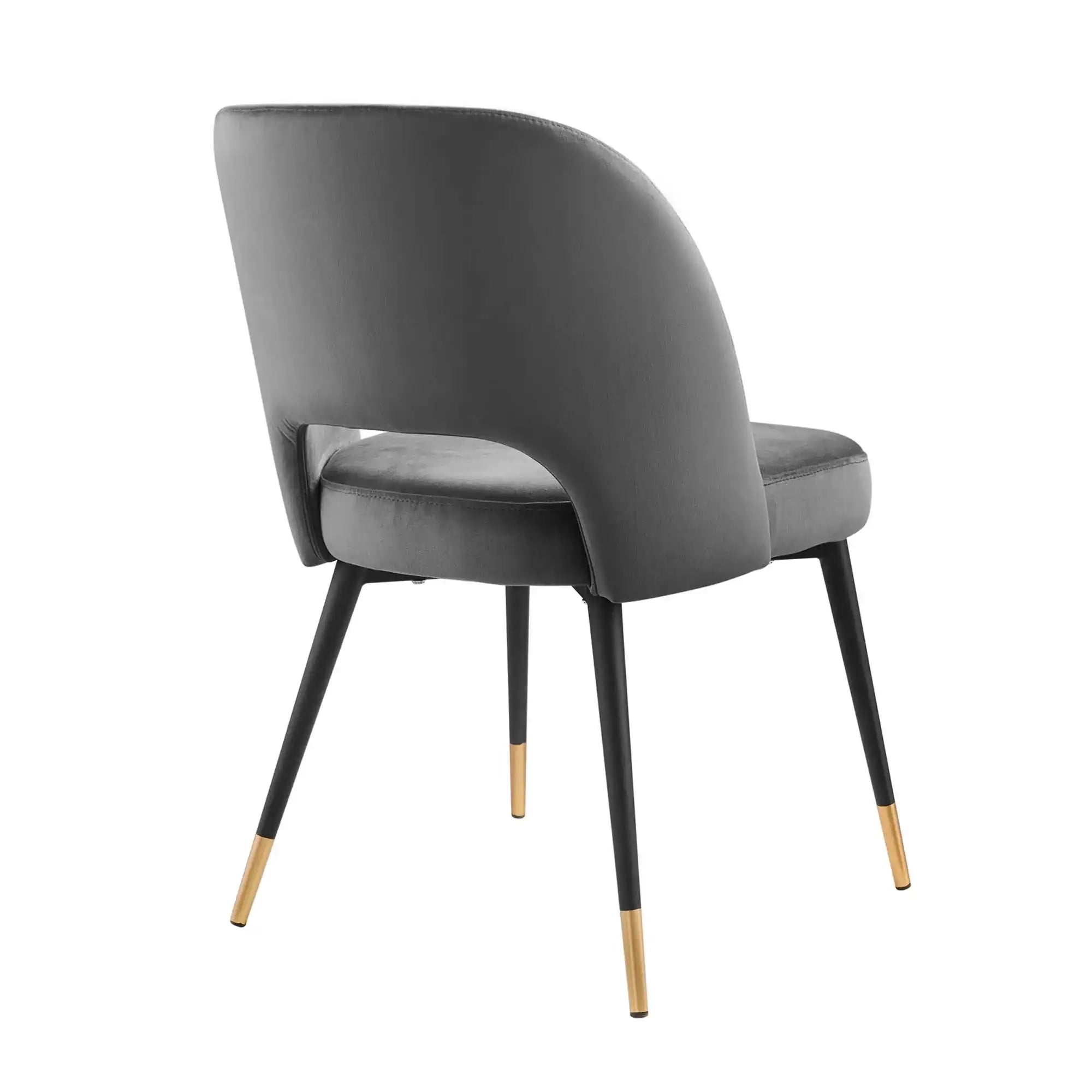 Rouse Performance Velvet Dining Side Chairs Set of 2 by Modway - Best Buy Furniture