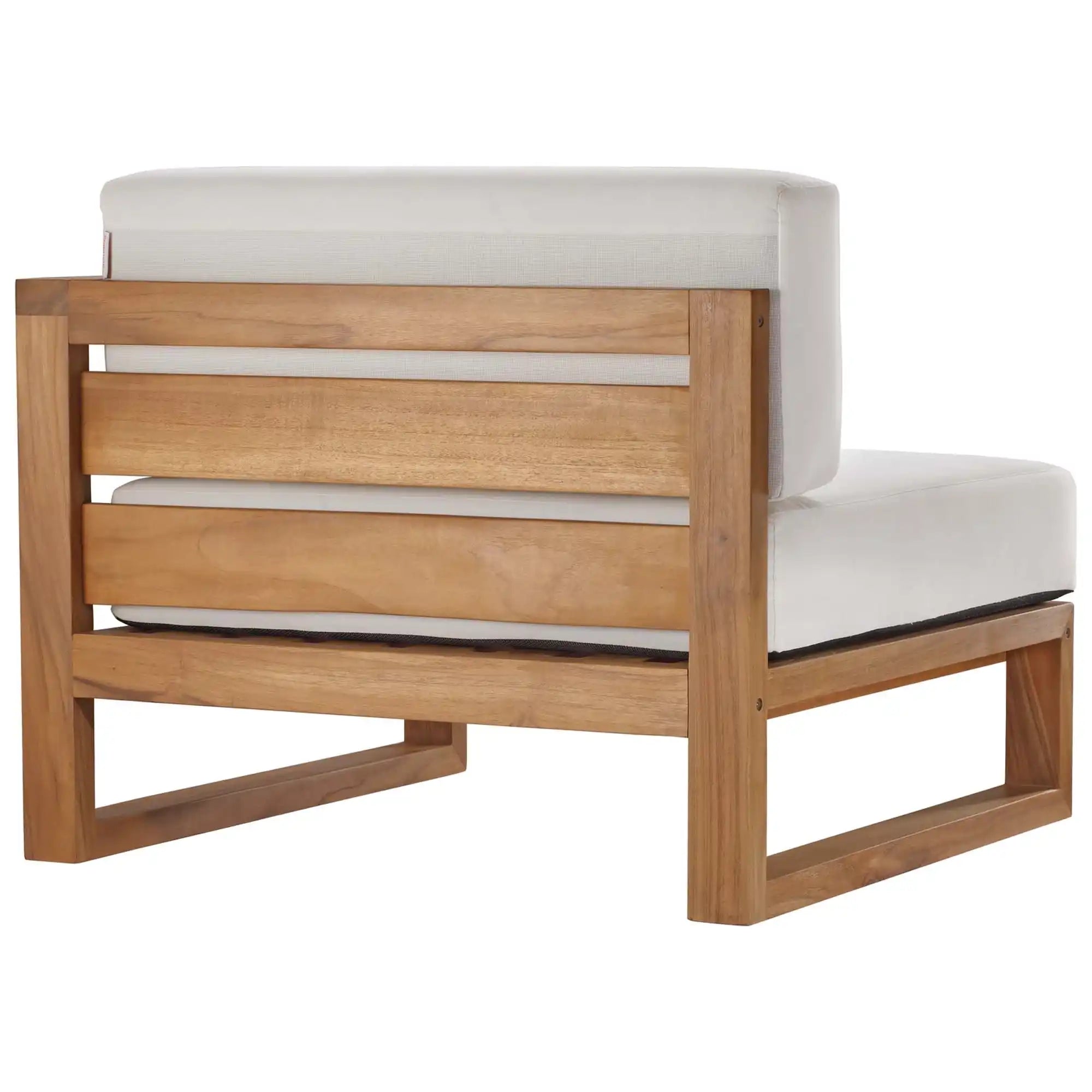 Upland 5-Piece Outdoor Patio Teak Wood Sectional Sofa Set by Modway - Best Buy Furniture