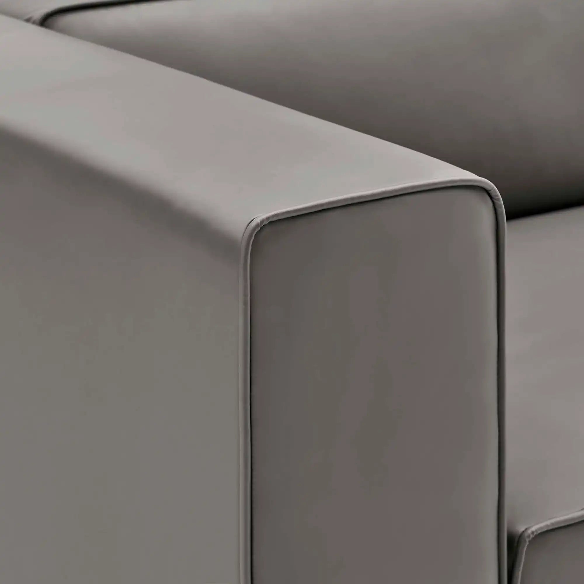 Mingle Vegan Leather Left-Arm Chair by Modway - Best Buy Furniture