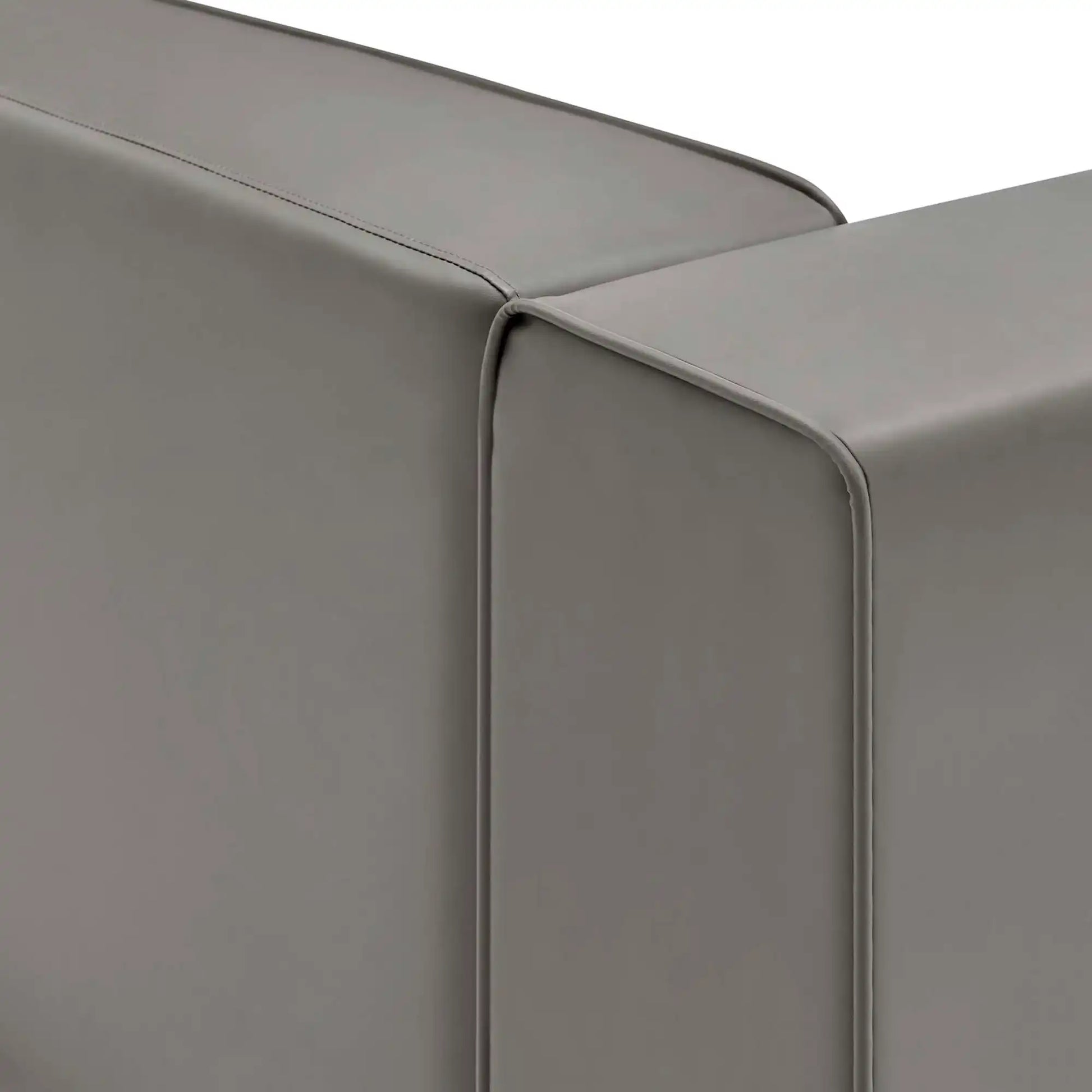 Mingle Vegan Leather Right-Arm Chair by Modway - Best Buy Furniture