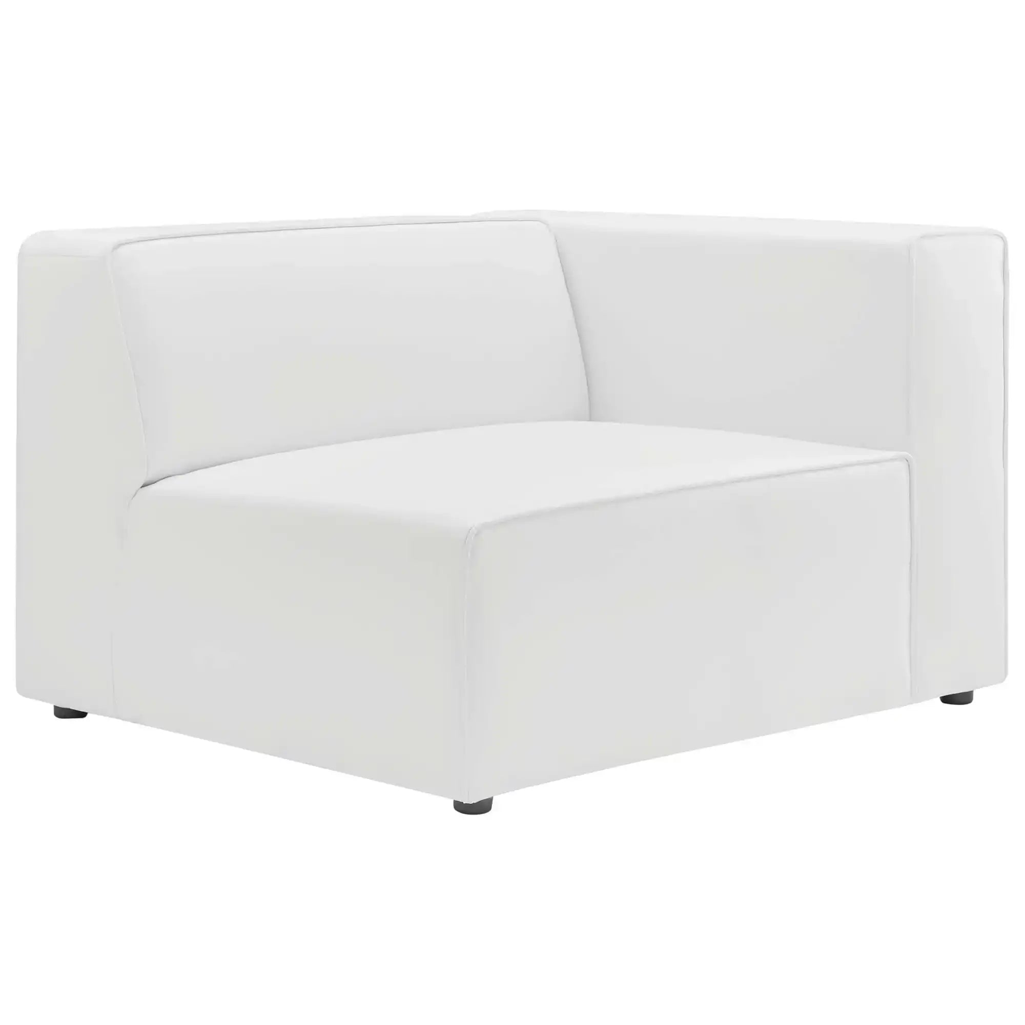 Mingle Vegan Leather Right-Arm Chair by Modway - Best Buy Furniture