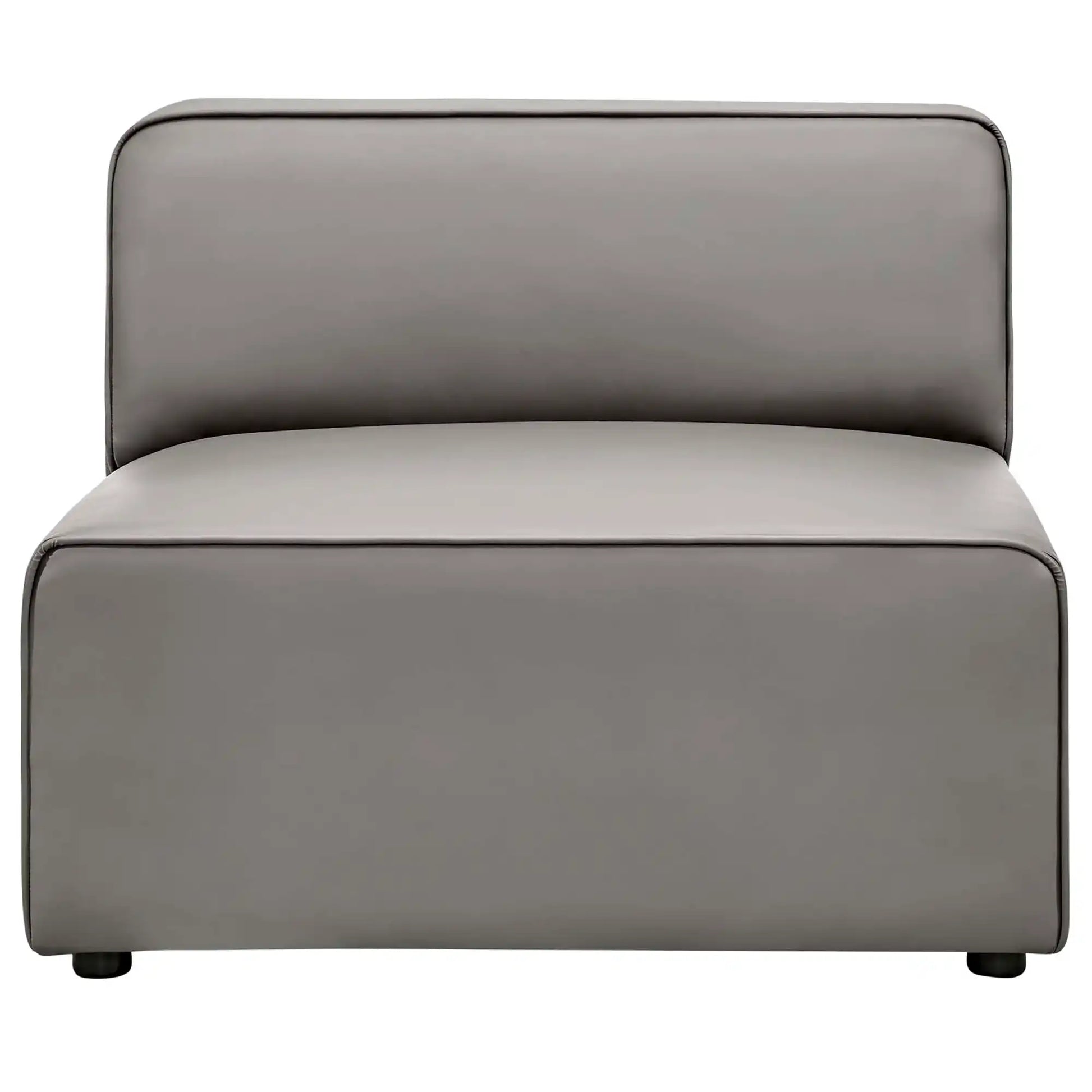 Mingle Vegan Leather Armless Chair by Modway - Best Buy Furniture