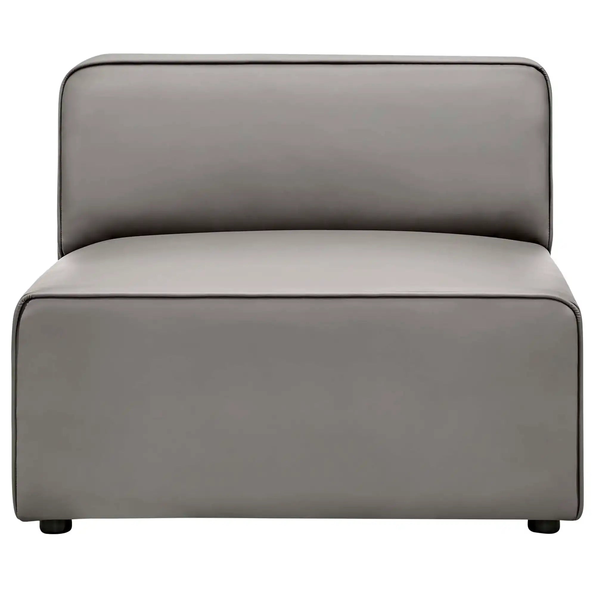 Mingle Vegan Leather Armless Chair by Modway - Best Buy Furniture