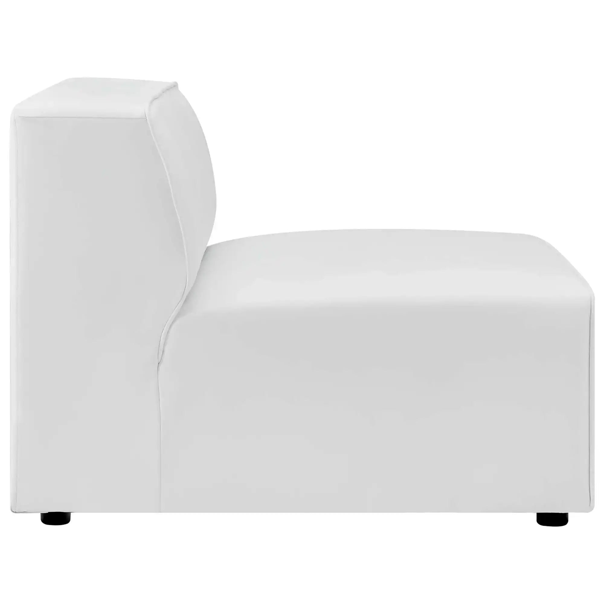 Mingle Vegan Leather Armless Chair by Modway - Best Buy Furniture