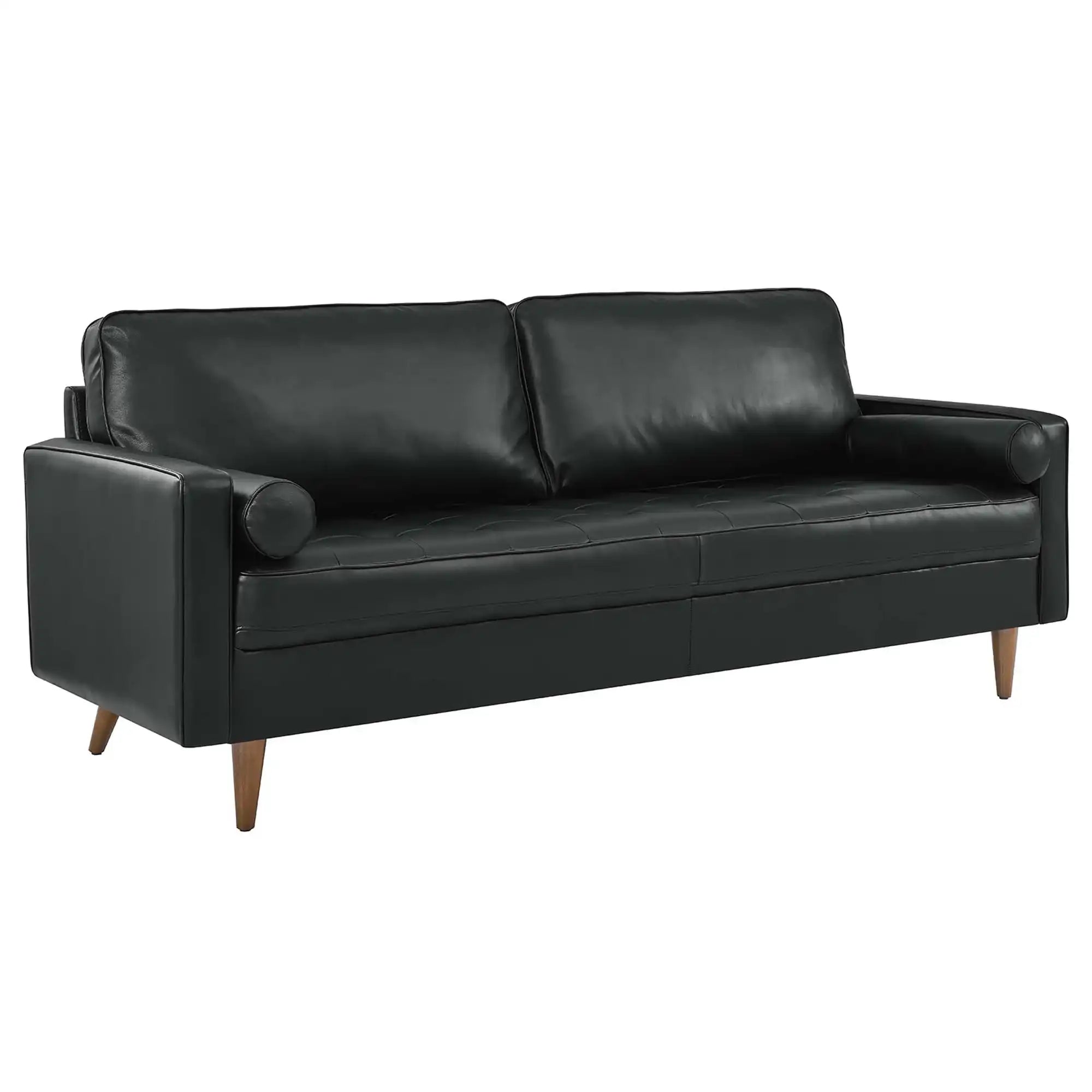 Valour 81" Leather Sofa by Modway - Best Buy Furniture
