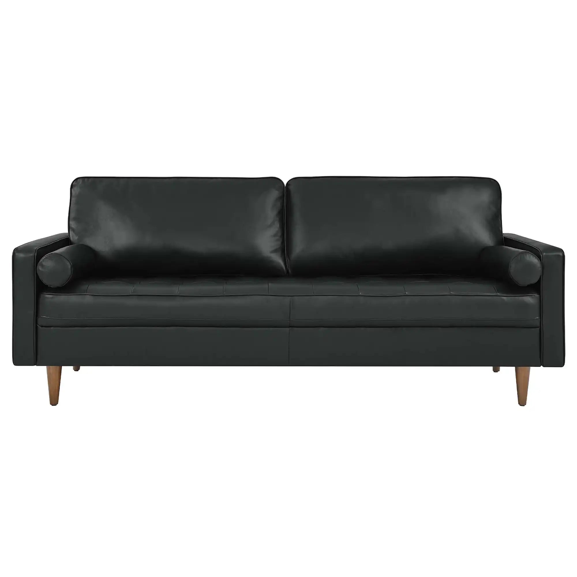 Valour 81" Leather Sofa by Modway - Best Buy Furniture