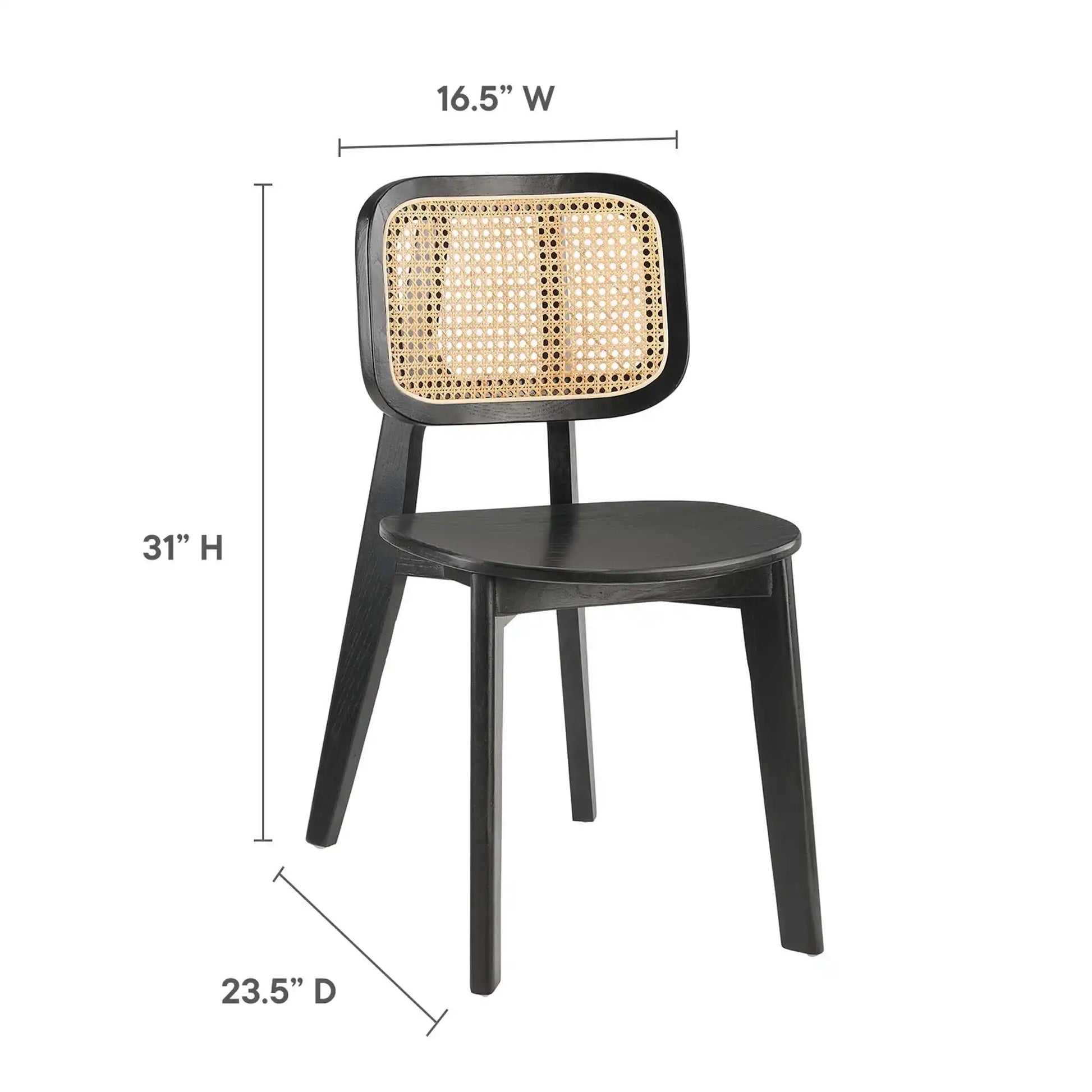 Habitat Wood Dining Side Chair by Modway - Best Buy Furniture