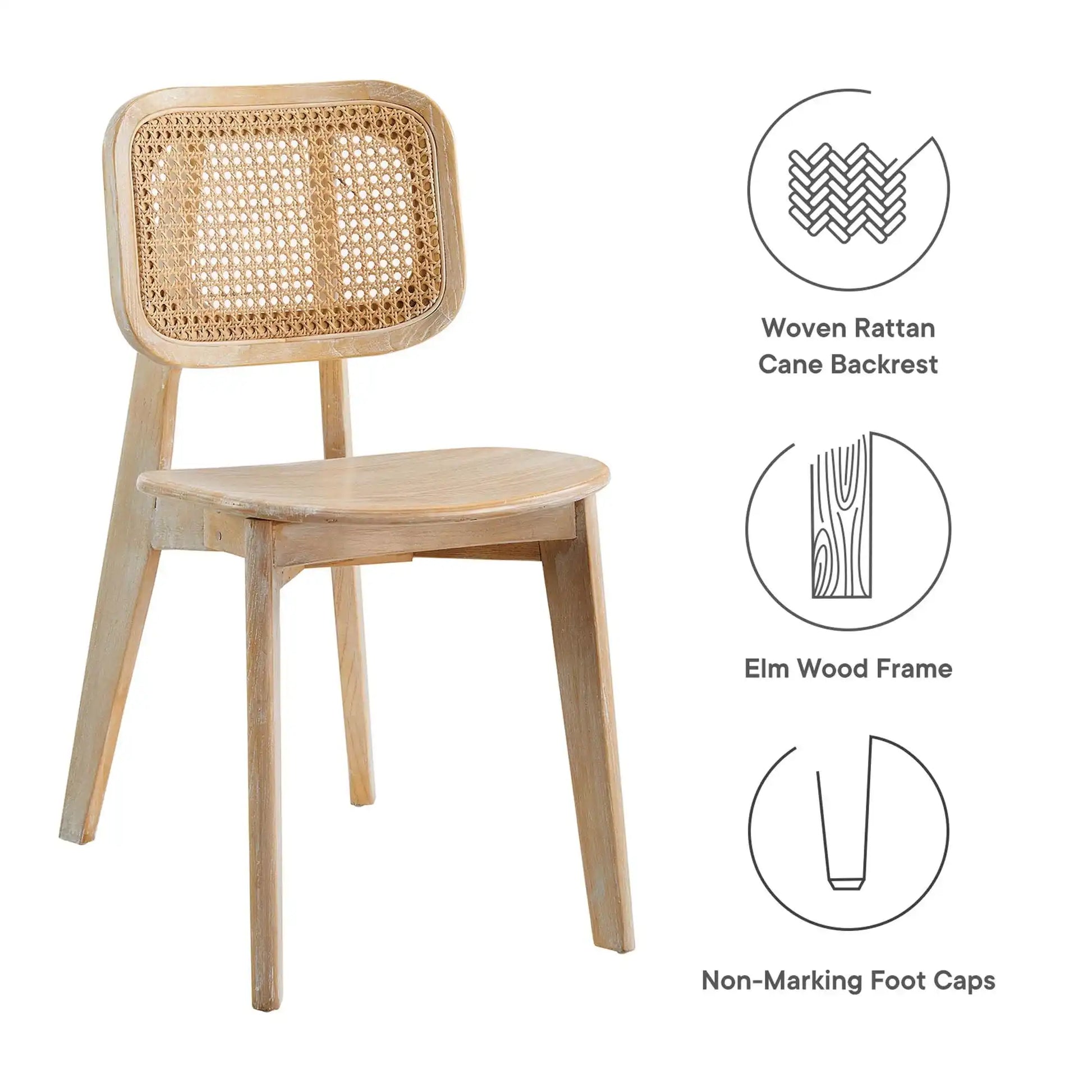 Habitat Wood Dining Side Chair by Modway - Best Buy Furniture