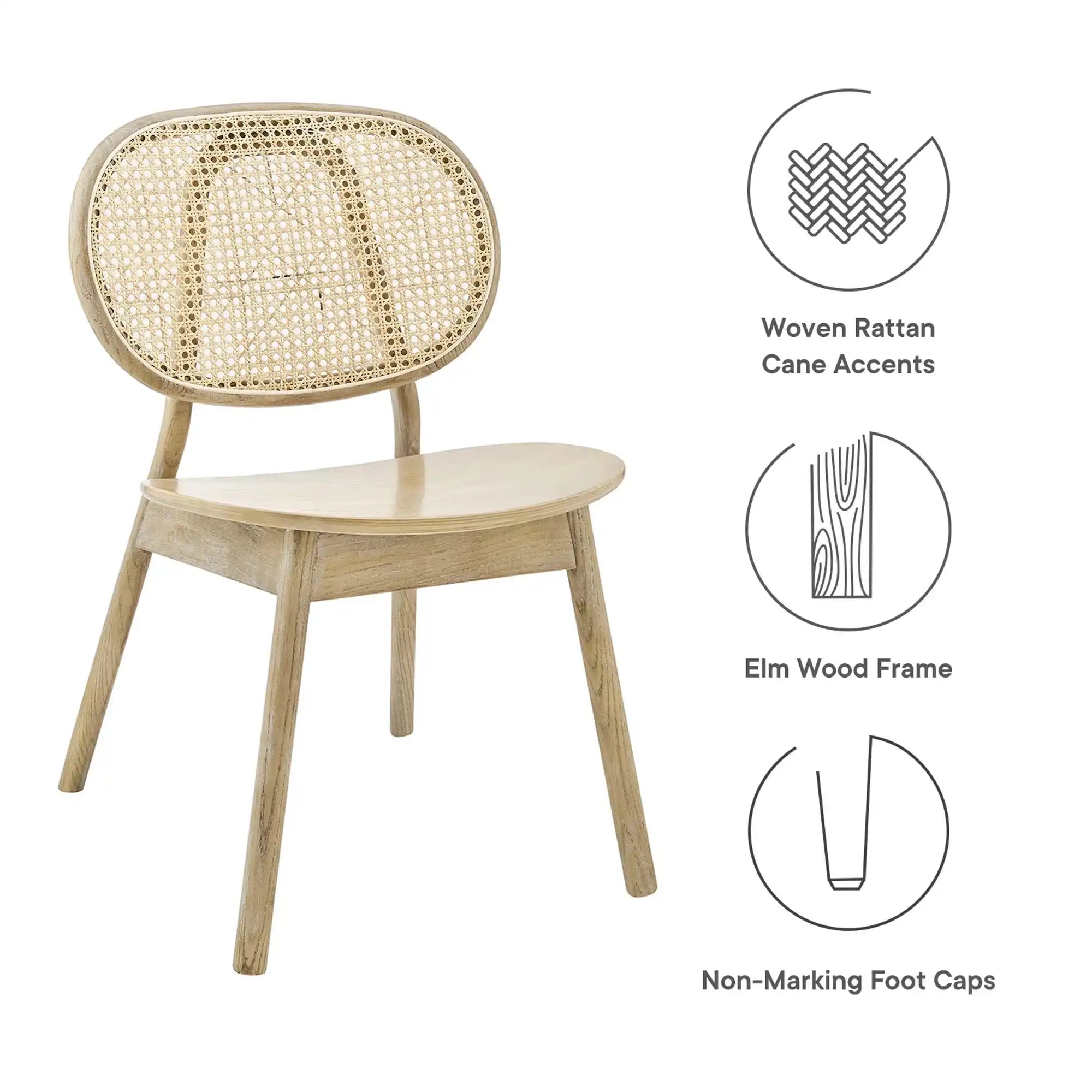 Malina Wood Dining Side Chair by Modway - Best Buy Furniture