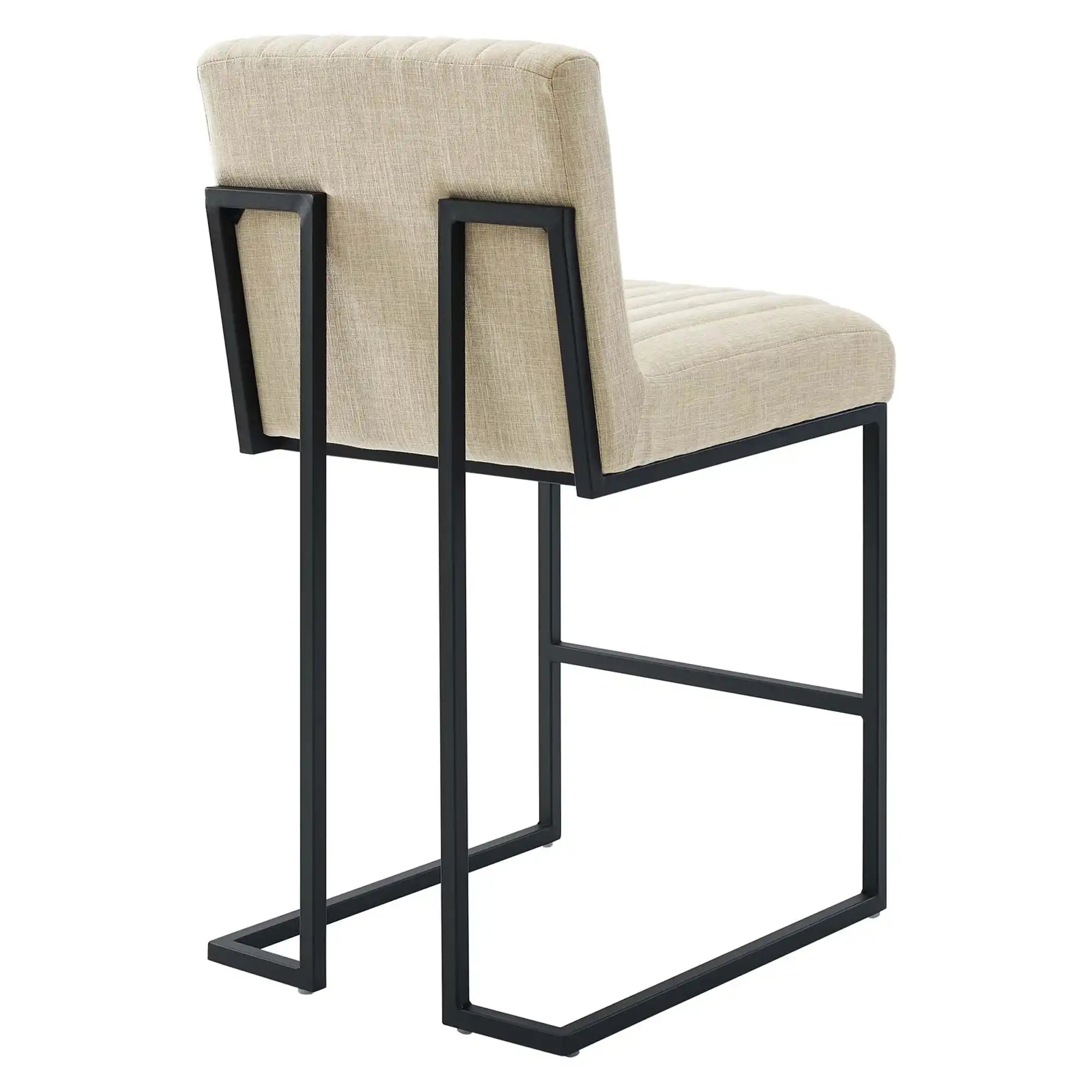 Indulge Channel Tufted Fabric Counter Stool by Modway - Best Buy Furniture