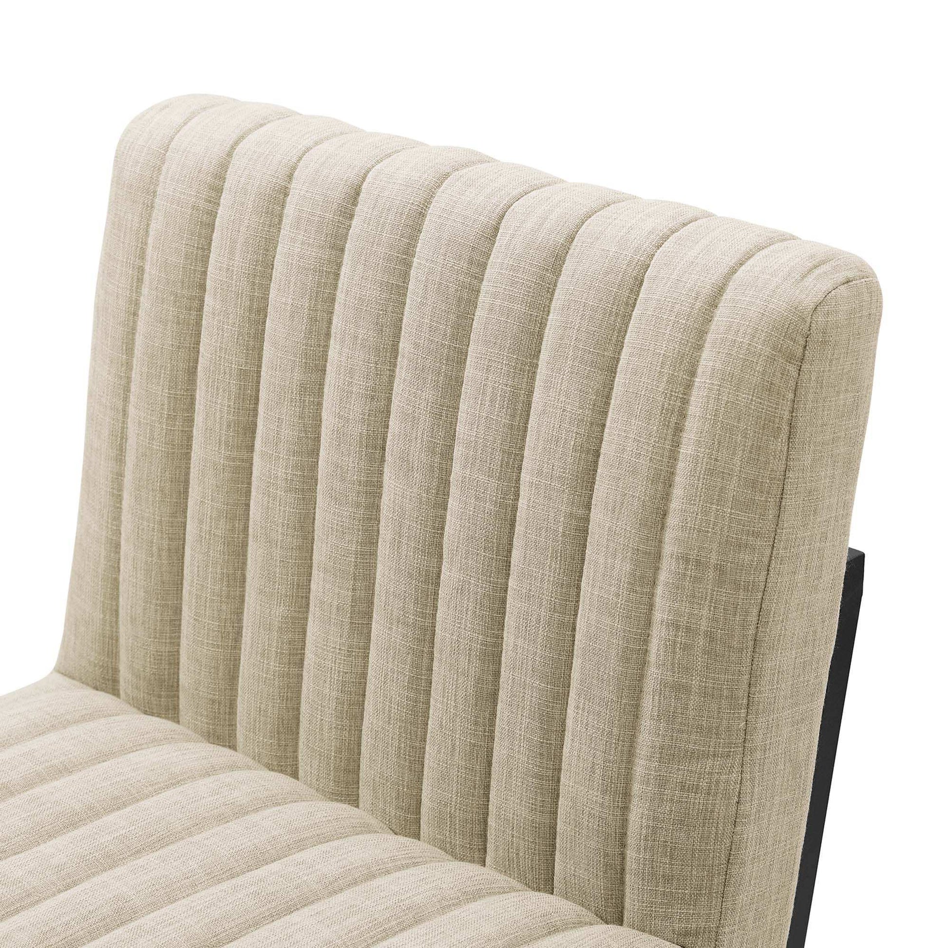 Indulge Channel Tufted Fabric Counter Stool by Modway - Best Buy Furniture
