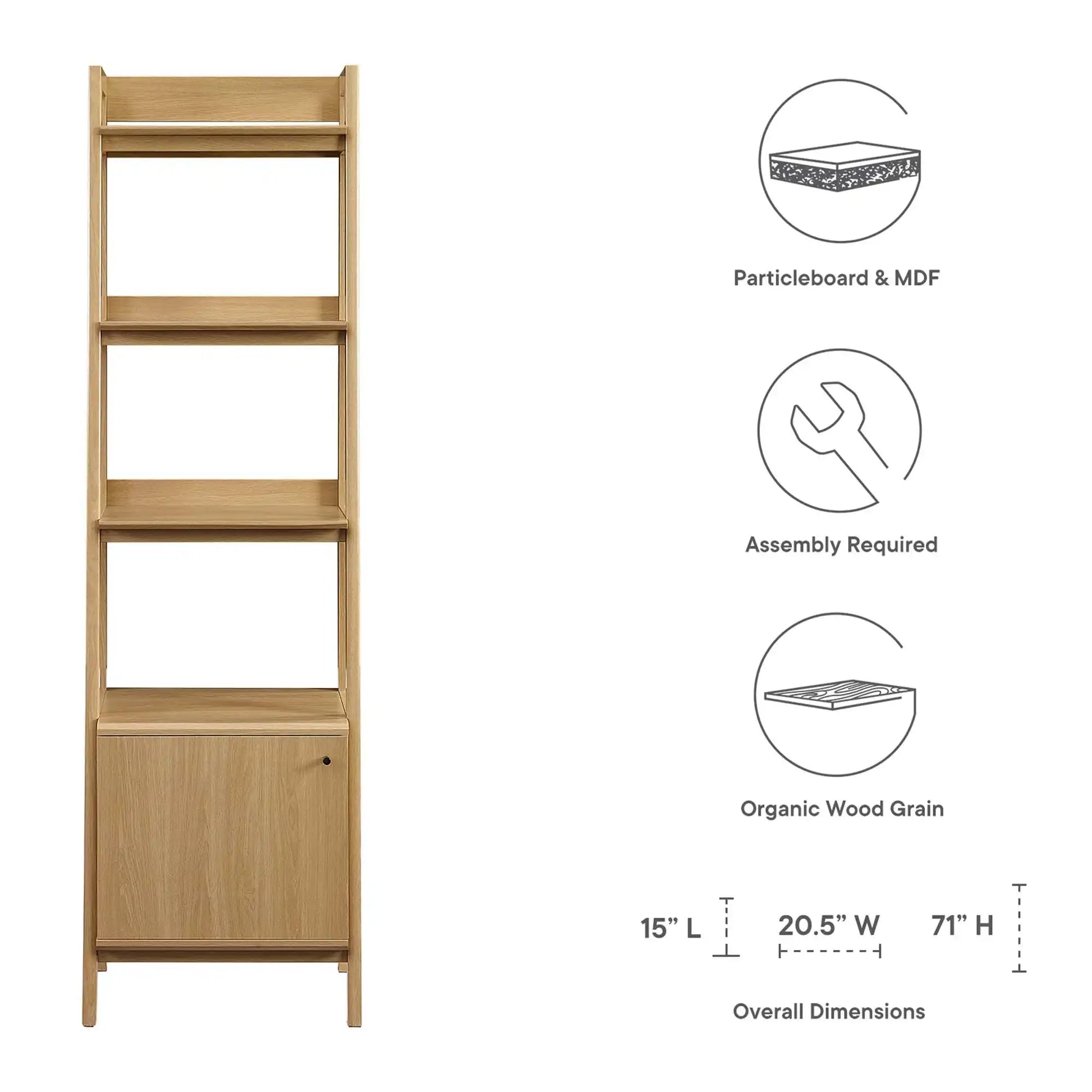 Bixby 21" Bookshelf by Modway - Best Buy Furniture
