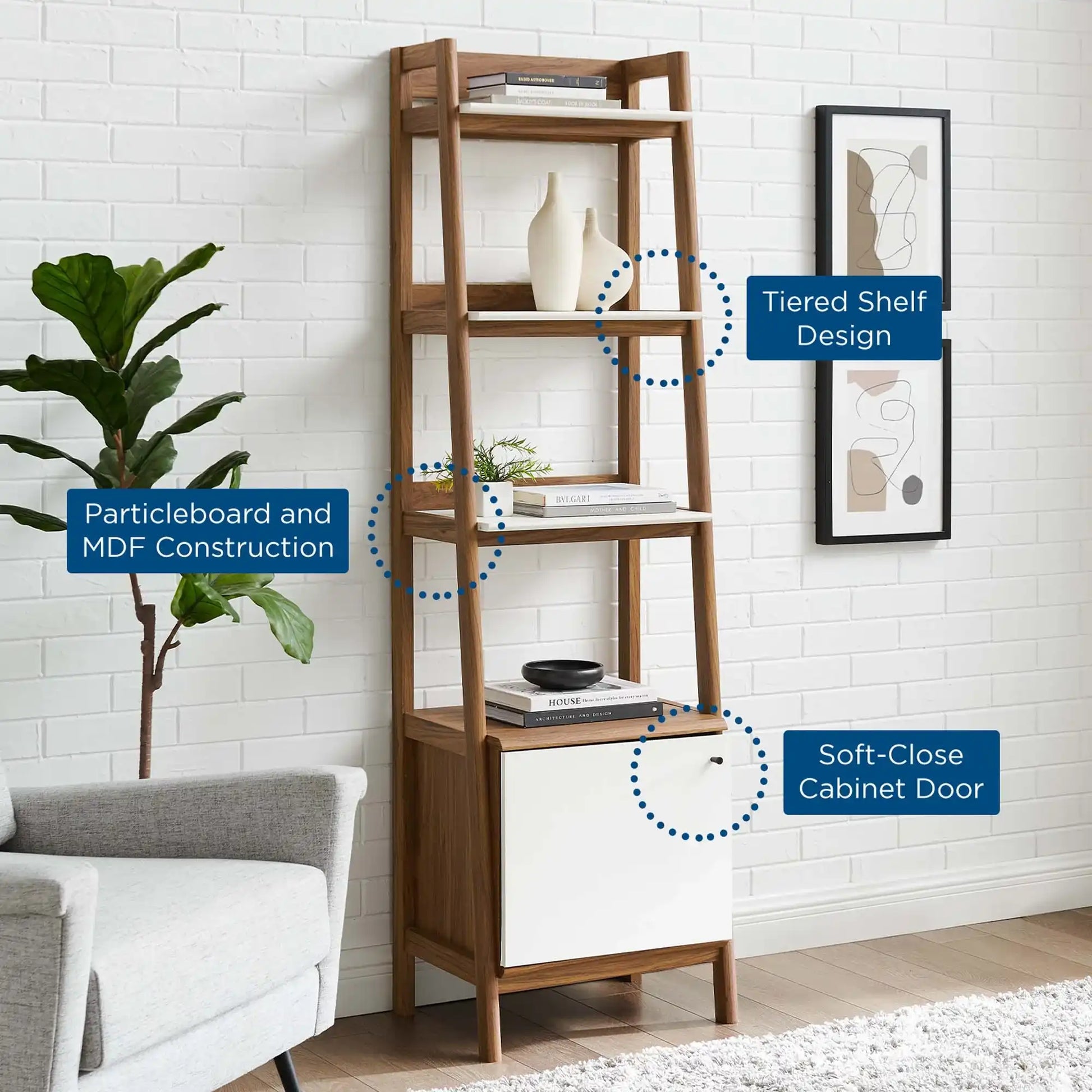 Bixby 21" Bookshelf by Modway - Best Buy Furniture