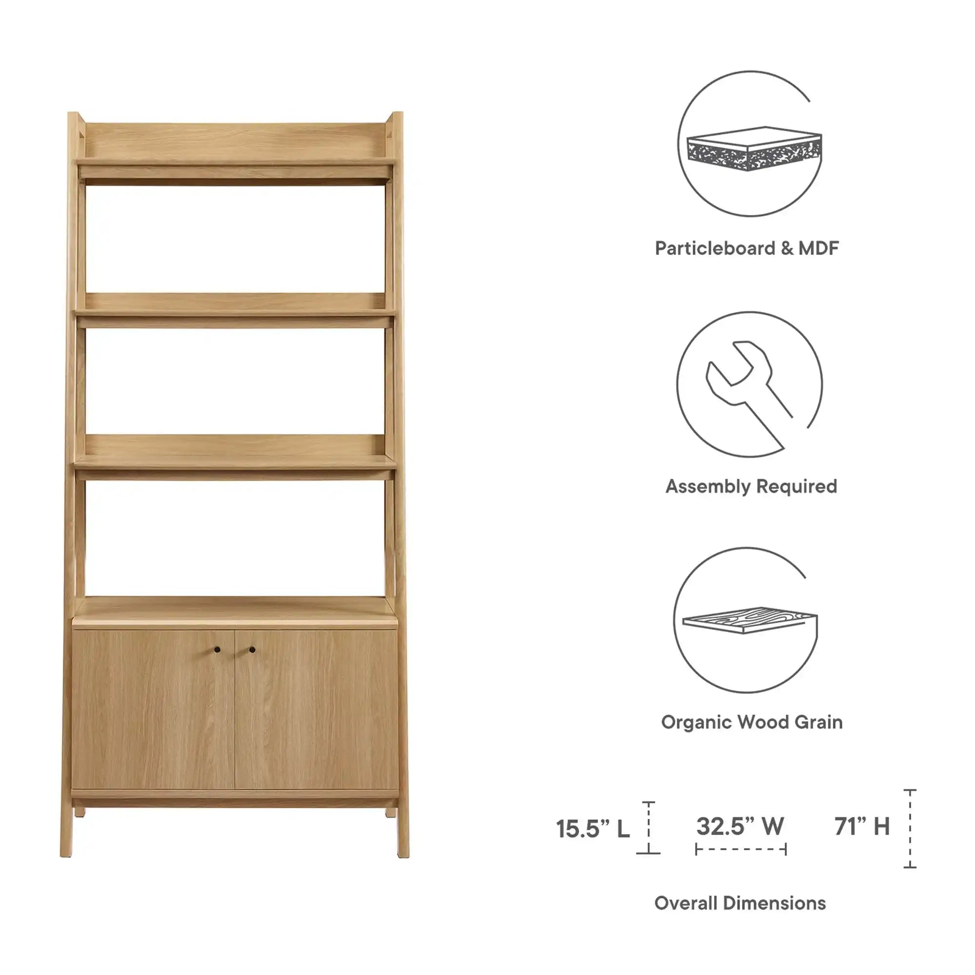Bixby 33" Bookshelf by Modway - Best Buy Furniture