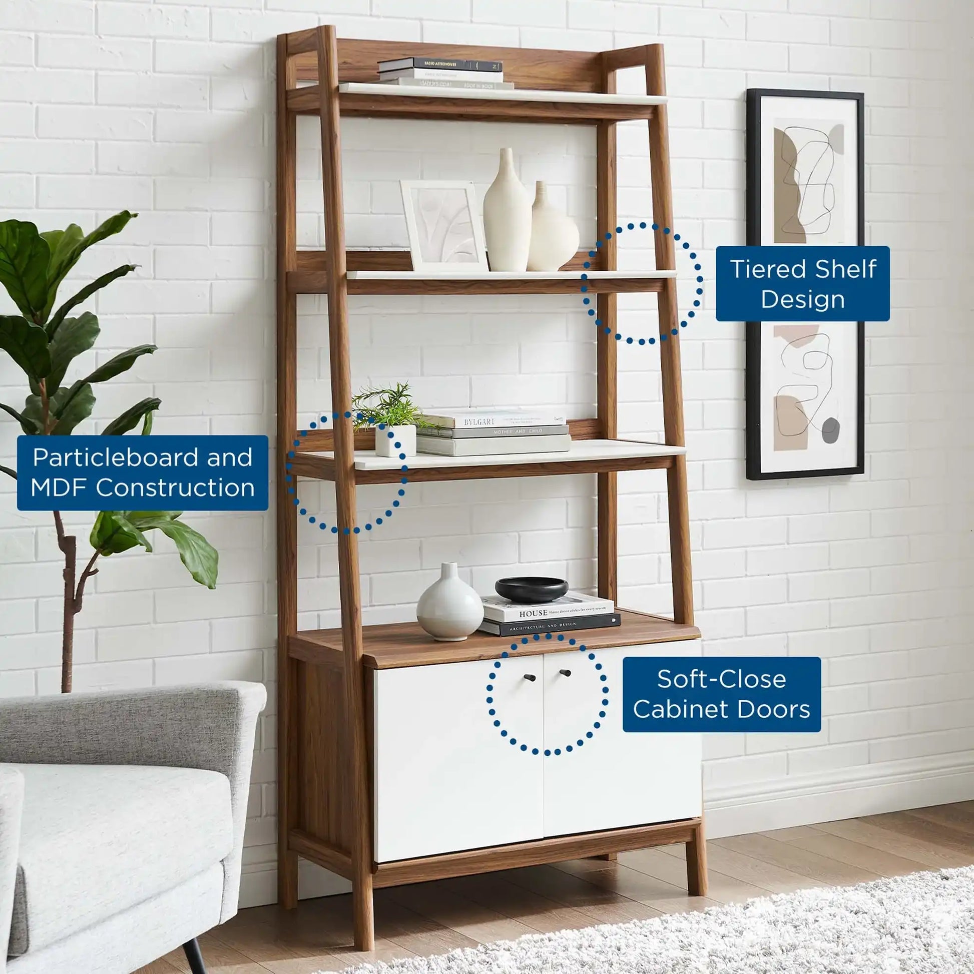 Bixby 33" Bookshelf by Modway - Best Buy Furniture