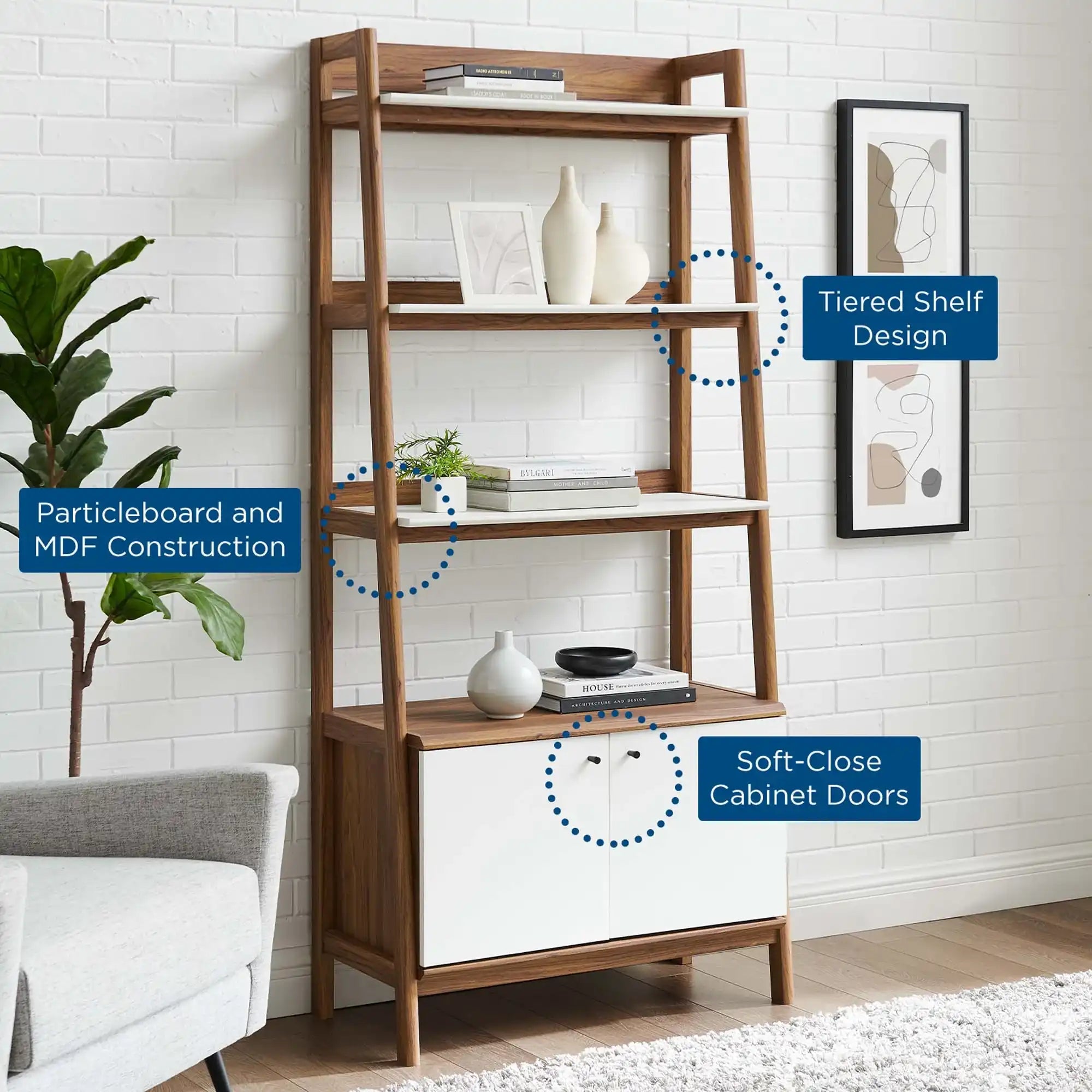 Bixby 33" Bookshelf by Modway - Best Buy Furniture