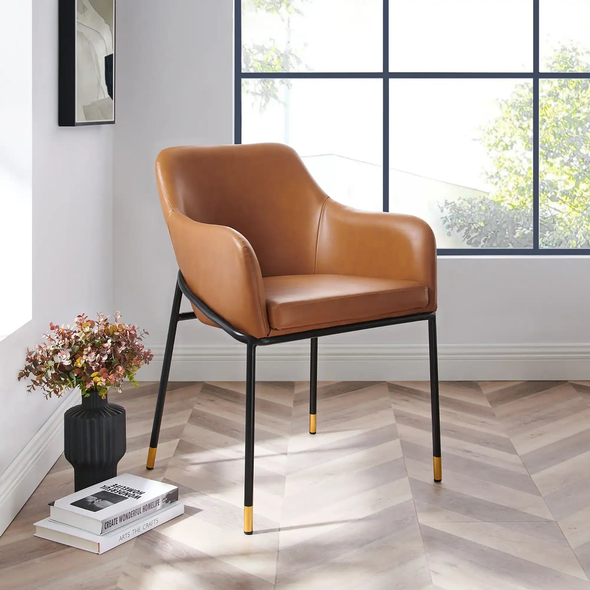 Jovi Vegan Leather Dining Chair by Modway - Best Buy Furniture