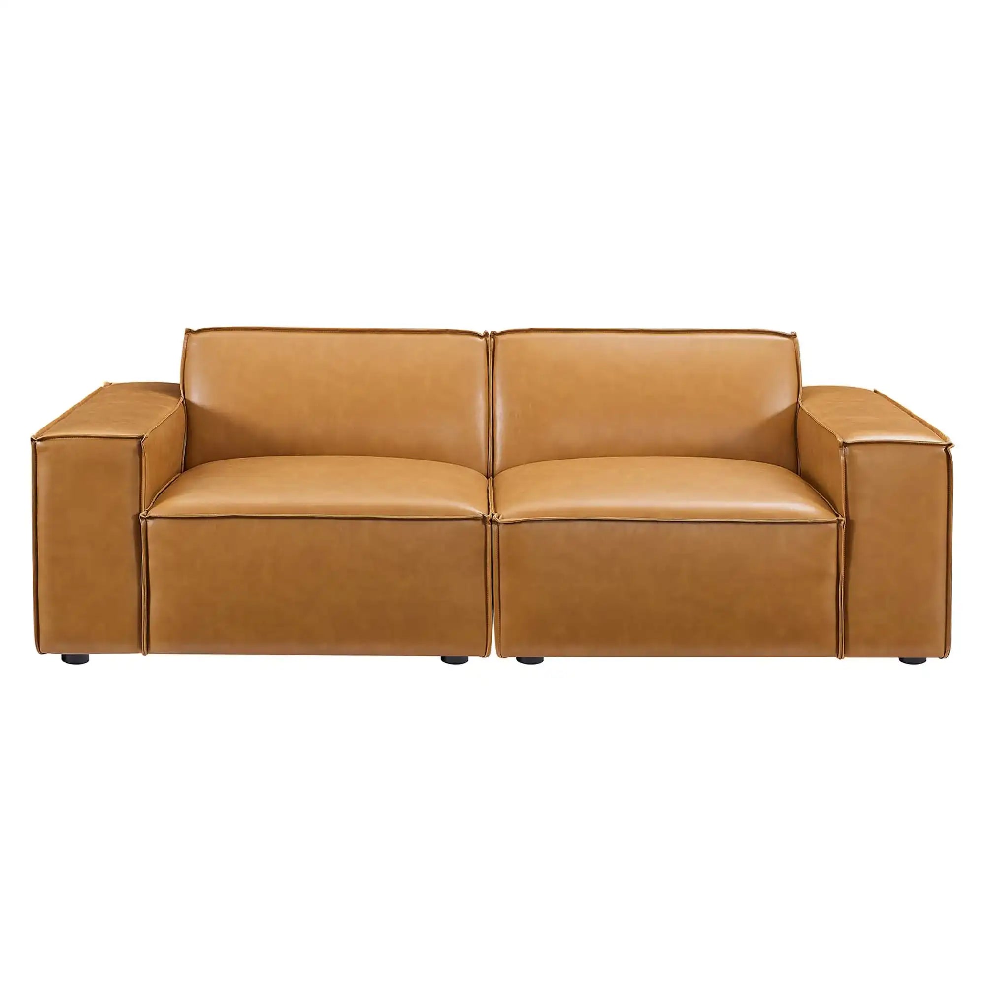 Restore Vegan Leather Loveseat by Modway - Best Buy Furniture