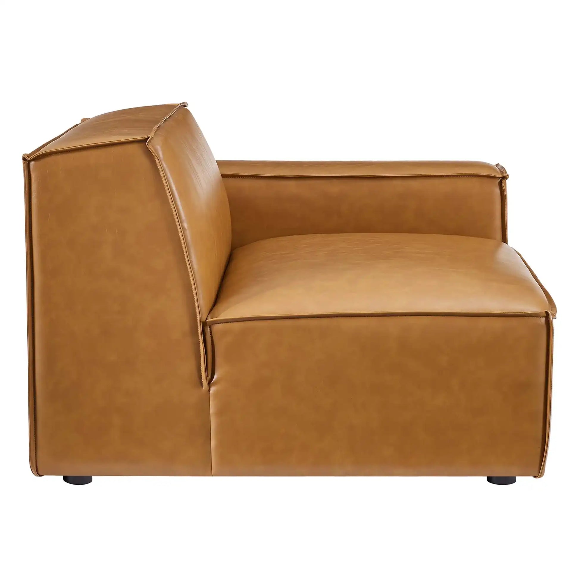 Restore 8-Piece Vegan Leather Sectional Sofa by Modway - Best Buy Furniture