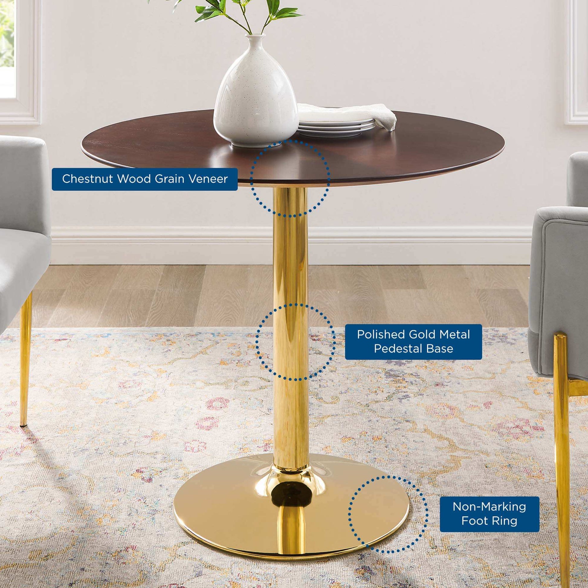 Verne 35" Dining Table by Modway - Best Buy Furniture