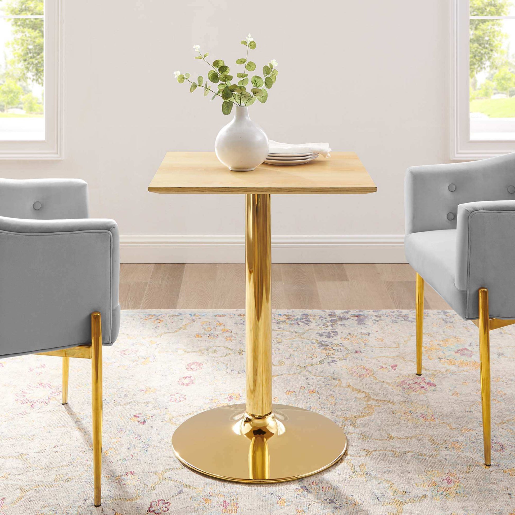 Verne 24" Square Dining Table by Modway - Best Buy Furniture