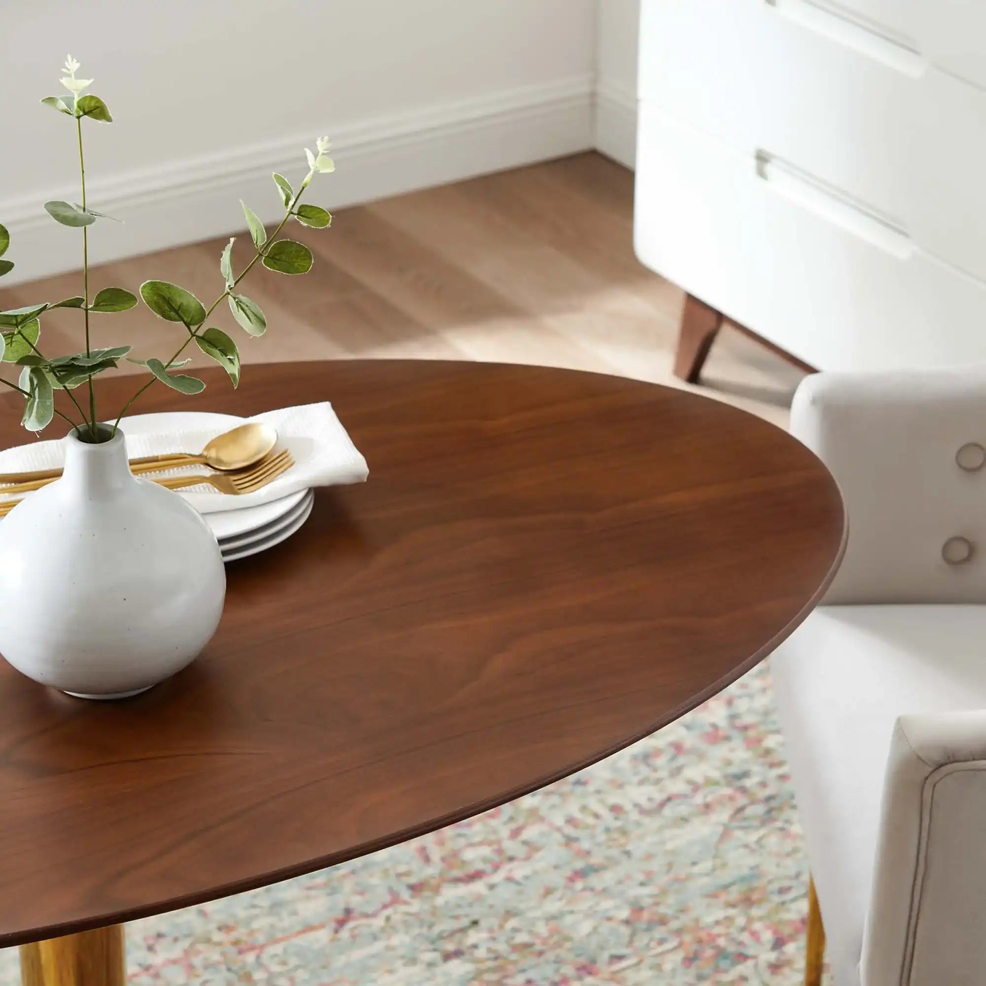 Verne 48" Oval Dining Table by Modway - Best Buy Furniture