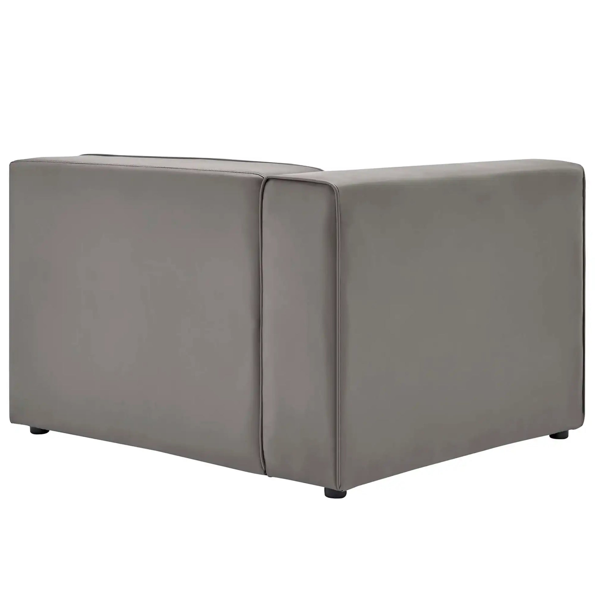 Mingle 4-Piece Vegan Leather Sectional Sofa by Modway - Best Buy Furniture