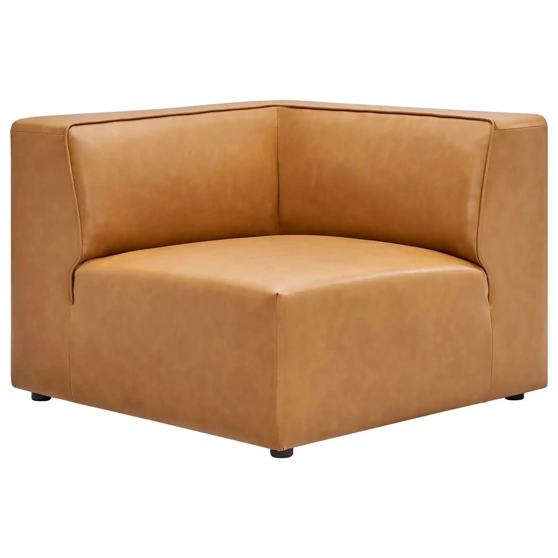Mingle 7-Piece Vegan Leather Sectional Sofa by Modway - Best Buy Furniture