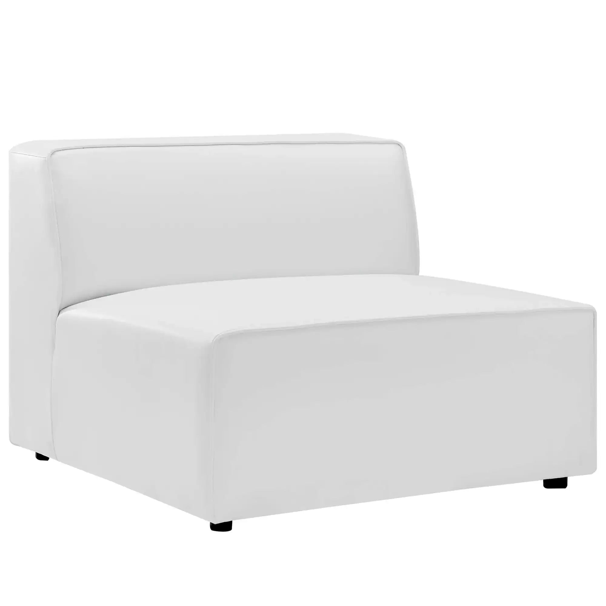 Mingle 7-Piece Vegan Leather Sectional Sofa by Modway - Best Buy Furniture