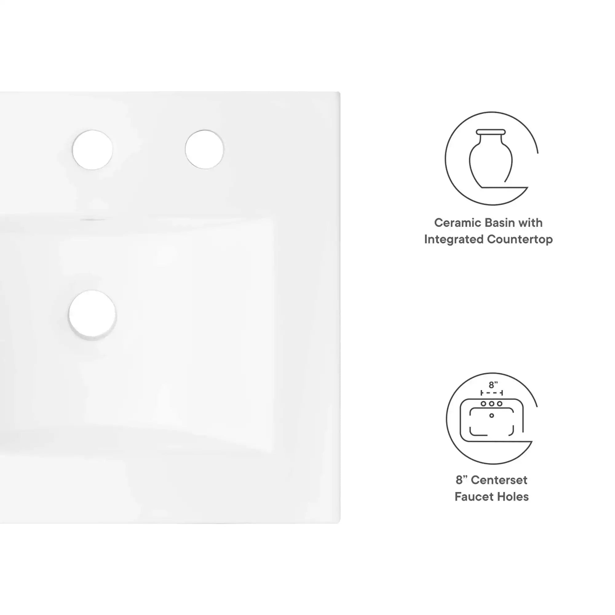 Cayman 18" Bathroom Sink by Modway - Best Buy Furniture