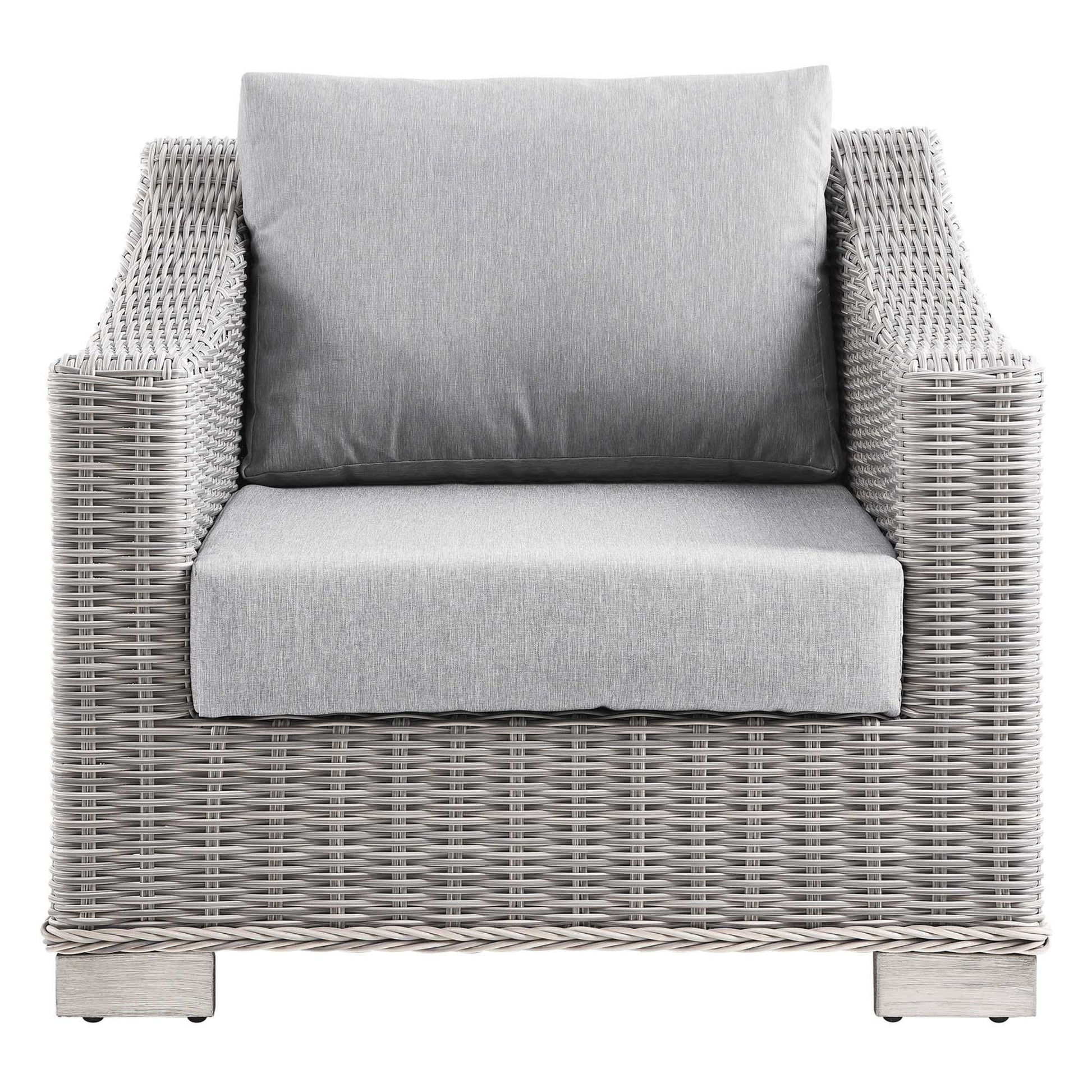 Conway Outdoor Patio Wicker Rattan Armchair by Modway - Best Buy Furniture