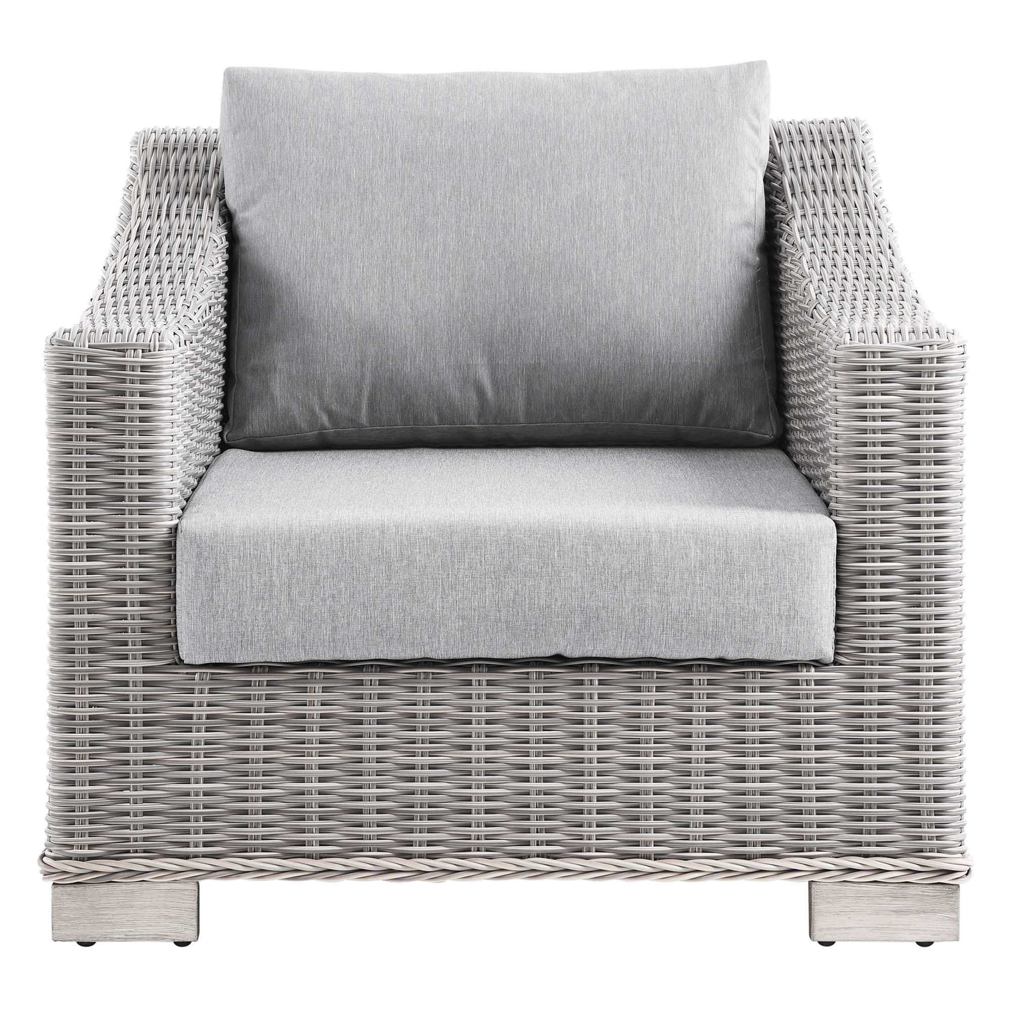 Conway Outdoor Patio Wicker Rattan Armchair by Modway - Best Buy Furniture
