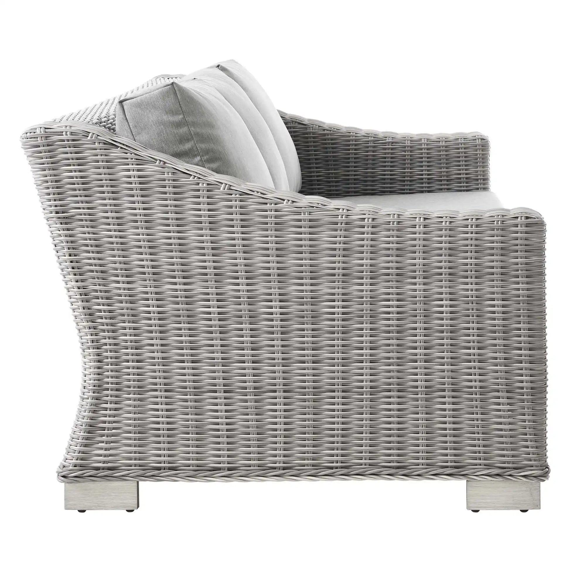 Conway Outdoor Patio Wicker Rattan Sofa by Modway - Best Buy Furniture