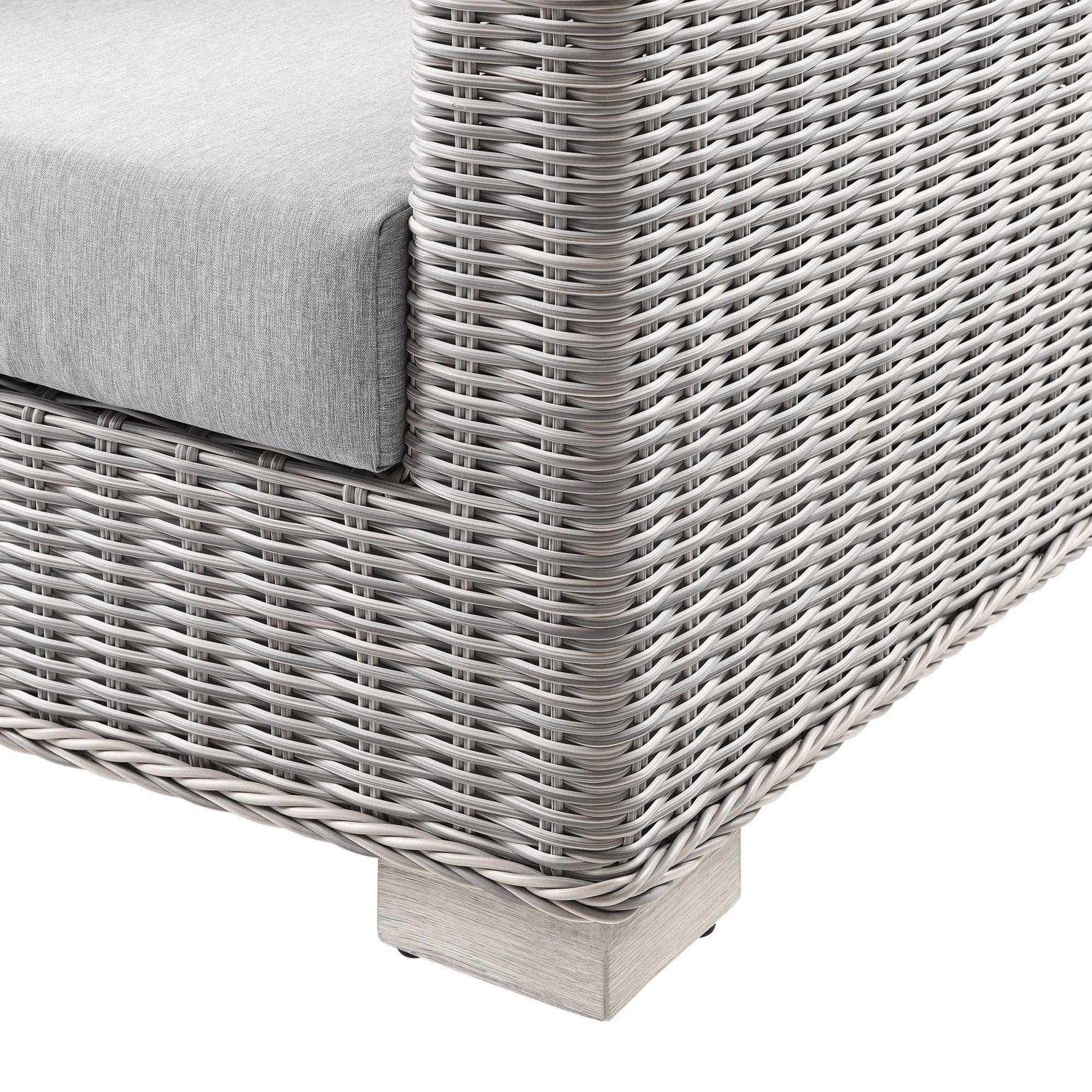 Conway Outdoor Patio Wicker Rattan Sofa by Modway - Best Buy Furniture