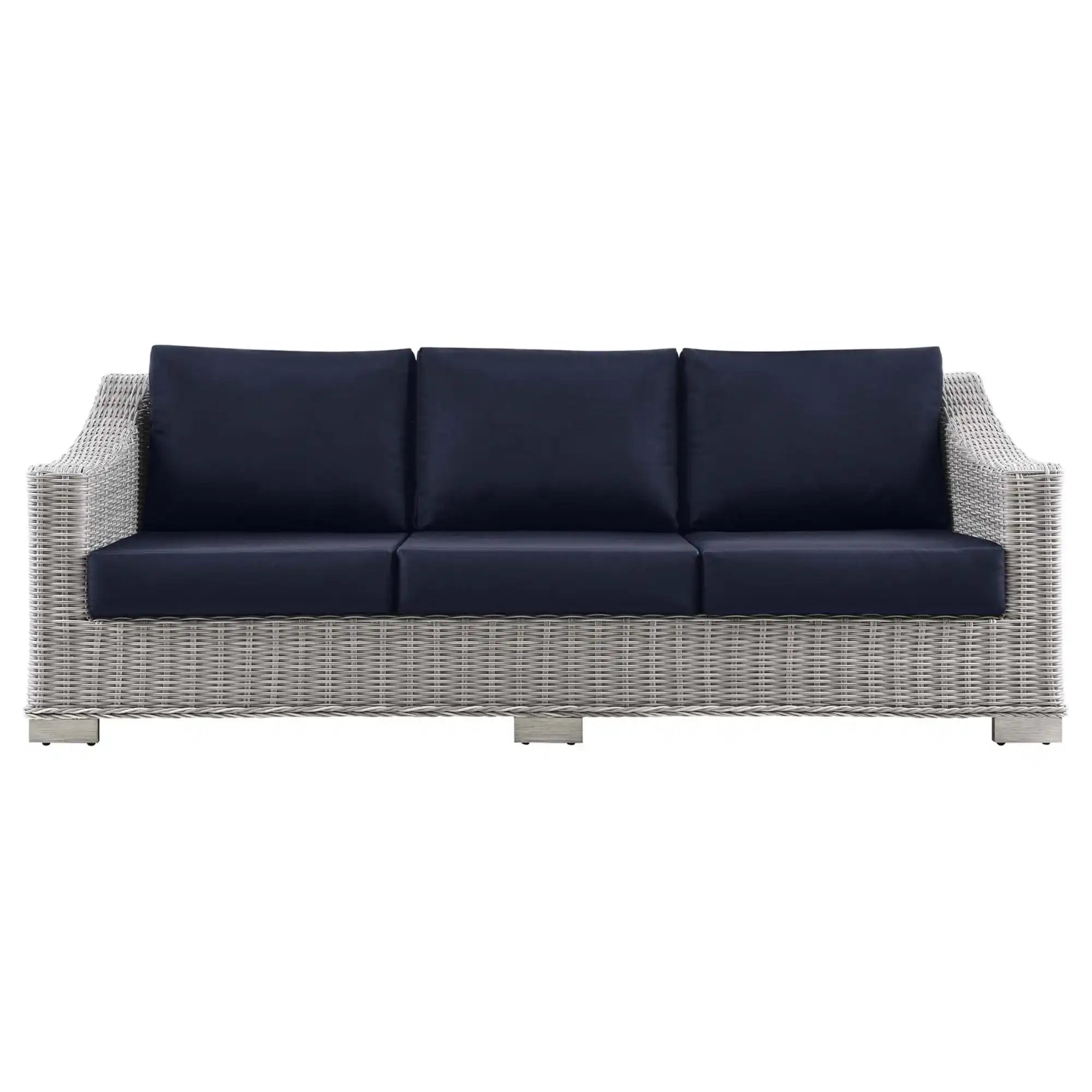 Conway Outdoor Patio Wicker Rattan Sofa by Modway - Best Buy Furniture