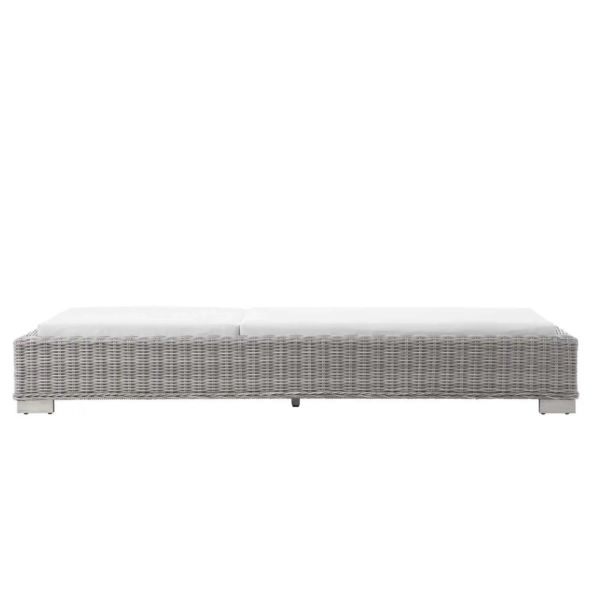 Conway Outdoor Patio Wicker Rattan Chaise Lounge by Modway - Best Buy Furniture