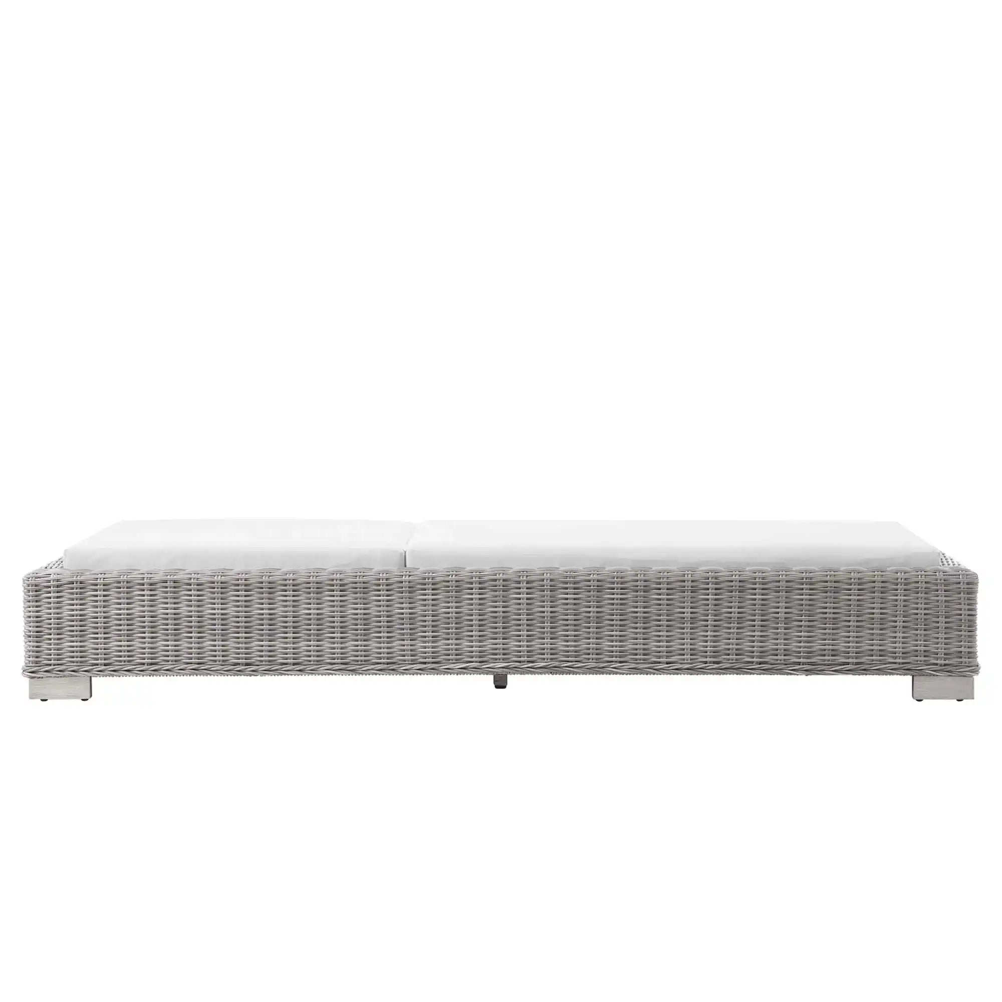 Conway Outdoor Patio Wicker Rattan Chaise Lounge by Modway - Best Buy Furniture