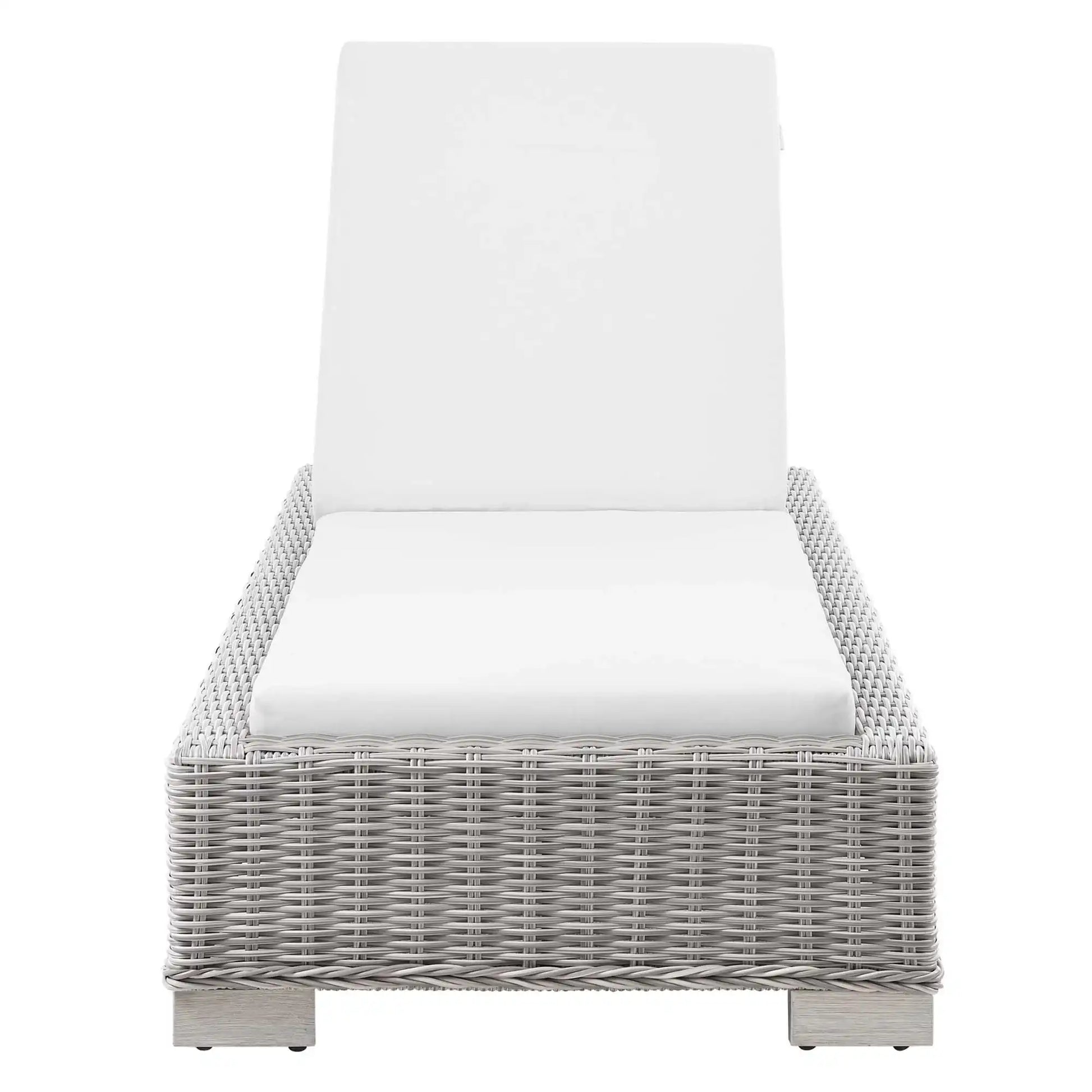 Conway Outdoor Patio Wicker Rattan Chaise Lounge by Modway - Best Buy Furniture