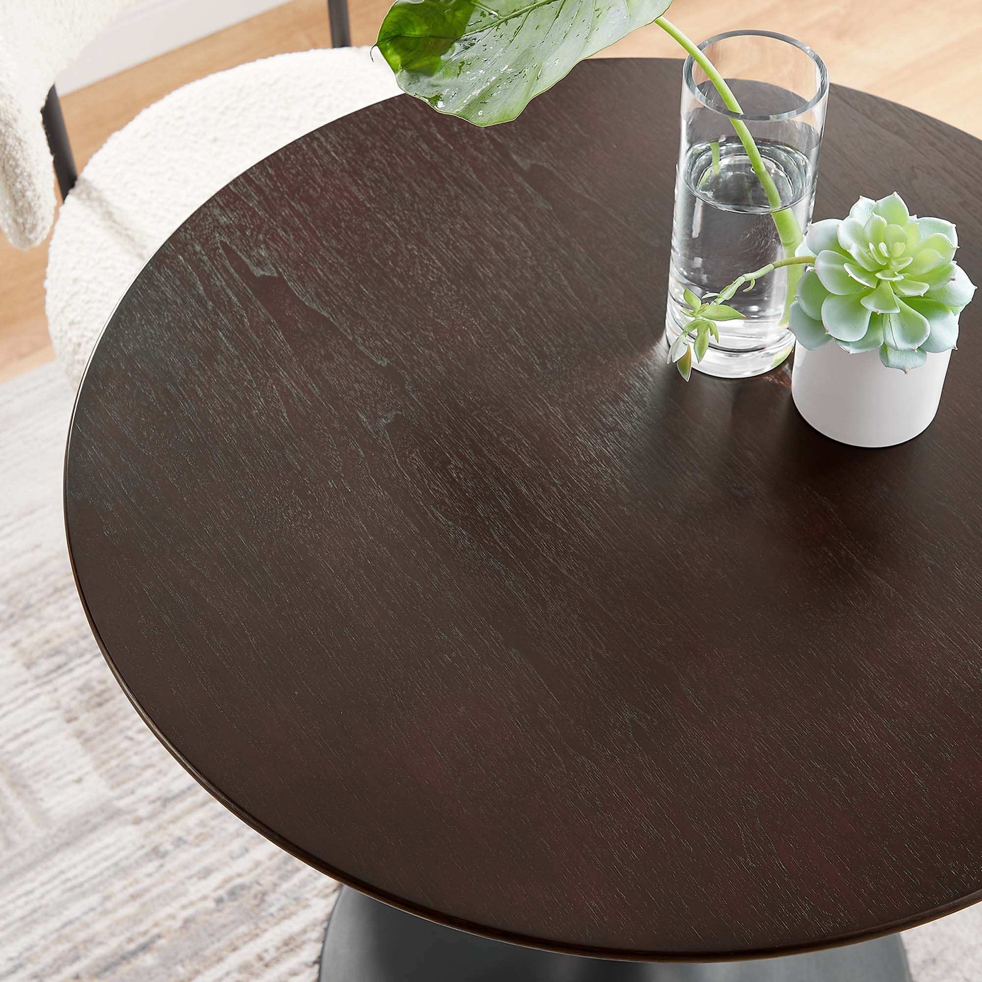 Lippa 28" Round Wood Dining Table by Modway - Best Buy Furniture