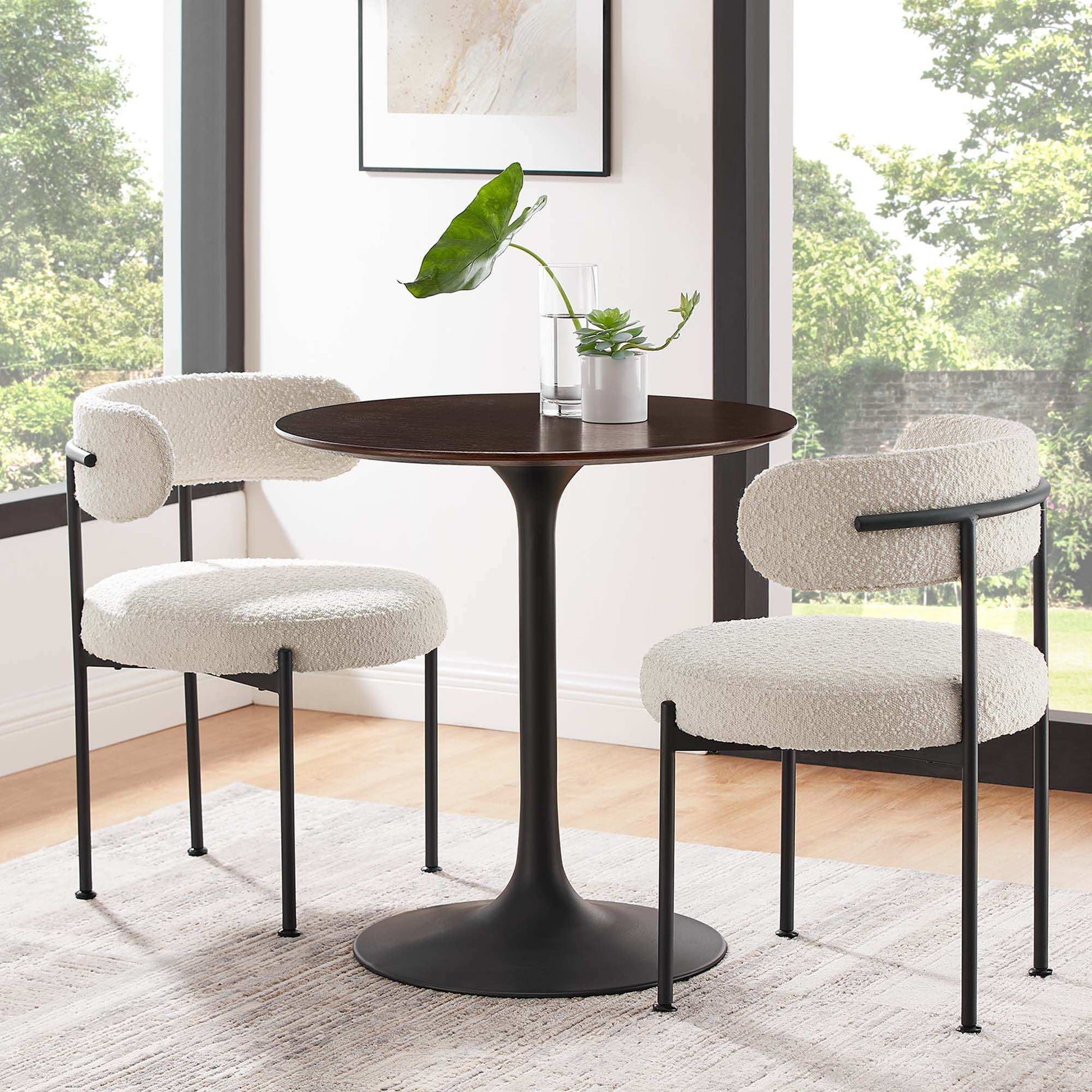 Lippa 28" Round Wood Dining Table by Modway - Best Buy Furniture