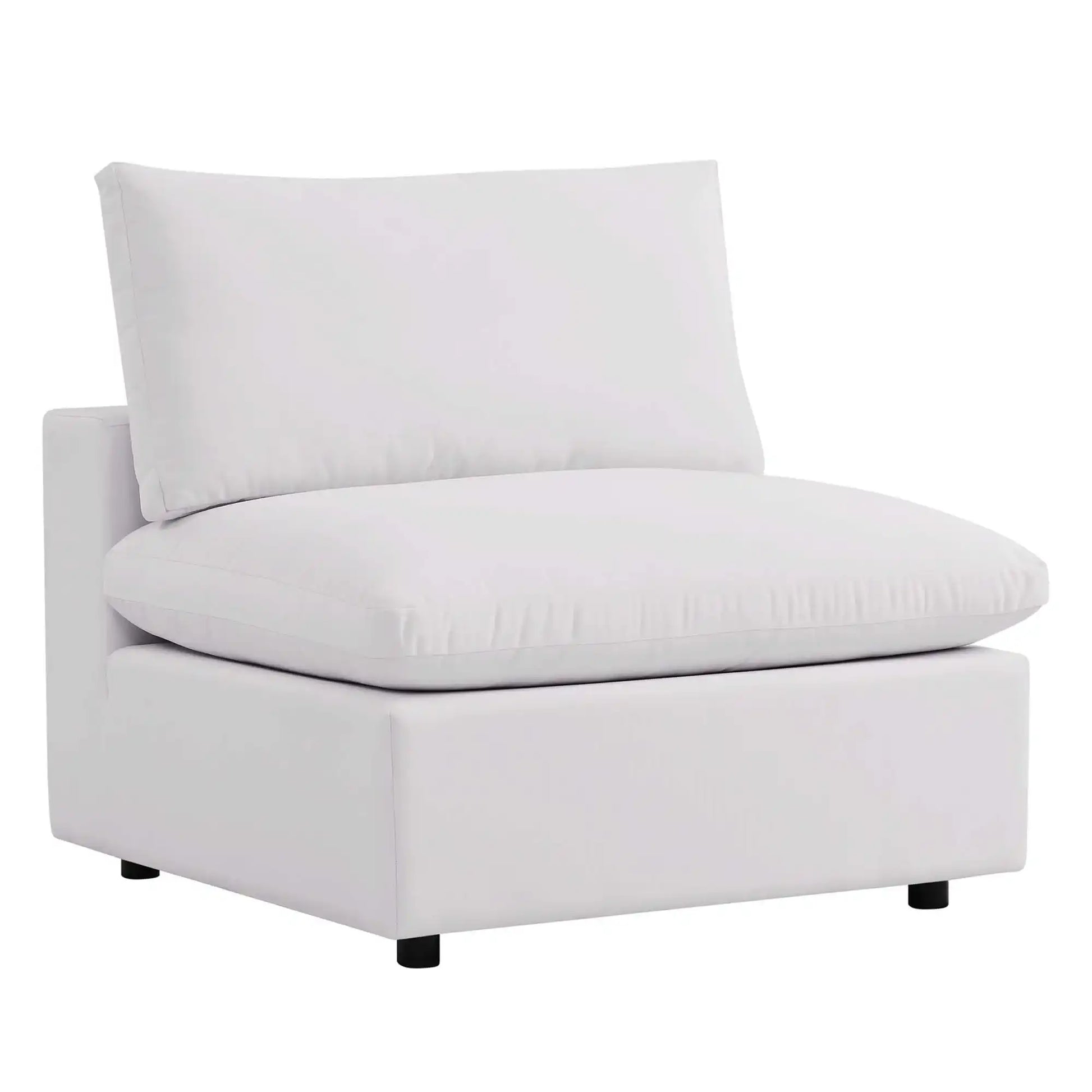 Commix Overstuffed Outdoor Patio Armless Chair by Modway - Best Buy Furniture